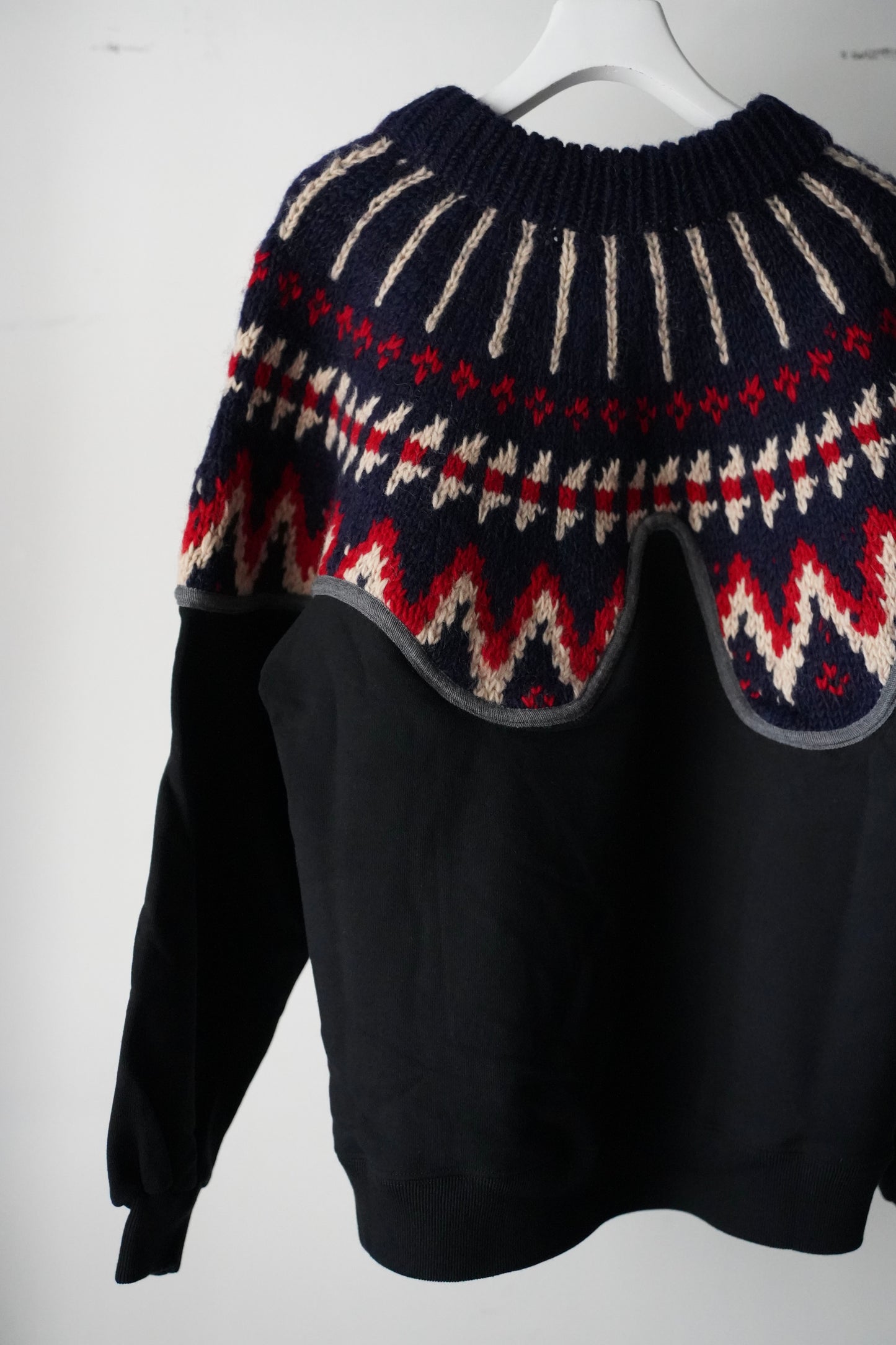 MEN/WOMEN VIOLETTE ROOM Ex. REMAKE SWEAT  black 18