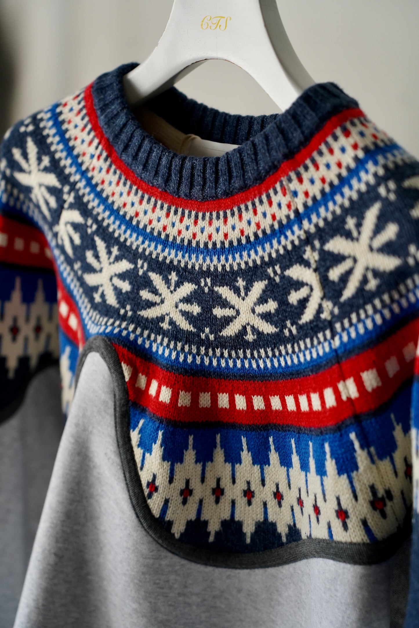 MEN/WOMEN VIOLETTE ROOM Ex. REMAKE SWEAT  gray 2