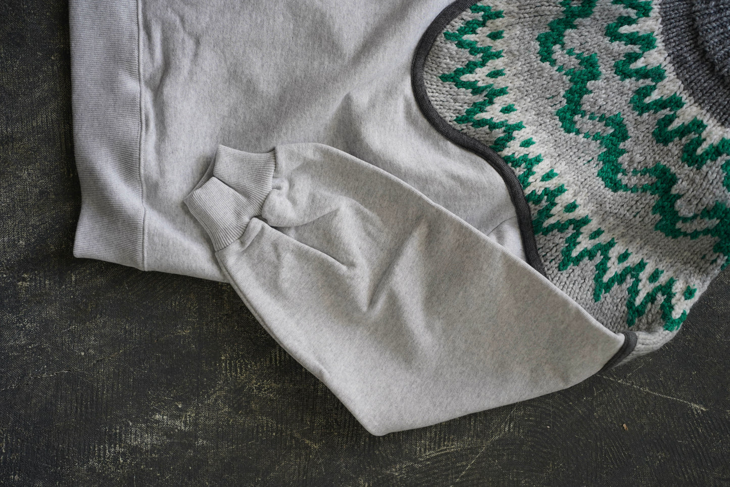 MEN/WOMEN VIOLETTE ROOM Ex. REMAKE SWEAT  gray 3