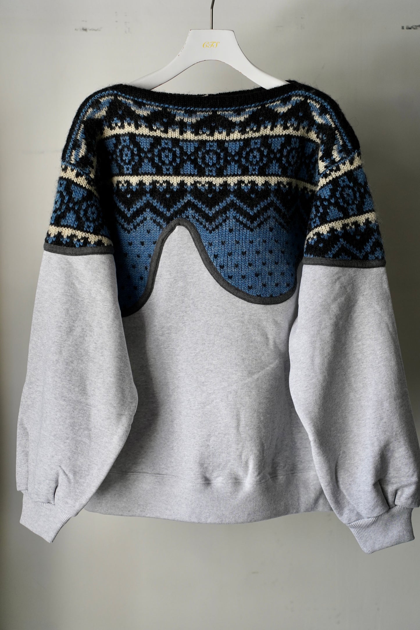 MEN/WOMEN VIOLETTE ROOM Ex. REMAKE SWEAT  gray 4