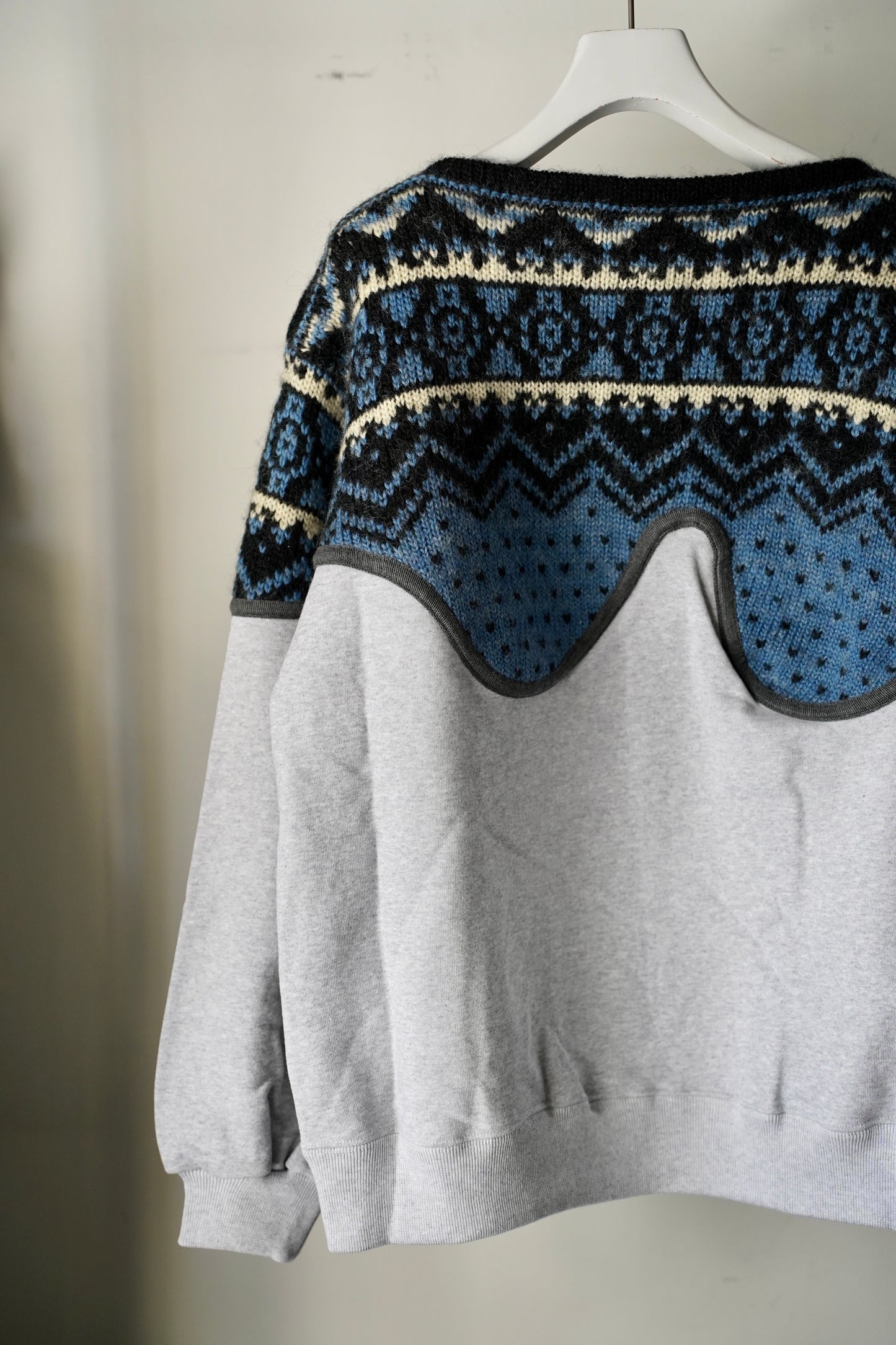 MEN/WOMEN VIOLETTE ROOM Ex. REMAKE SWEAT  gray 4