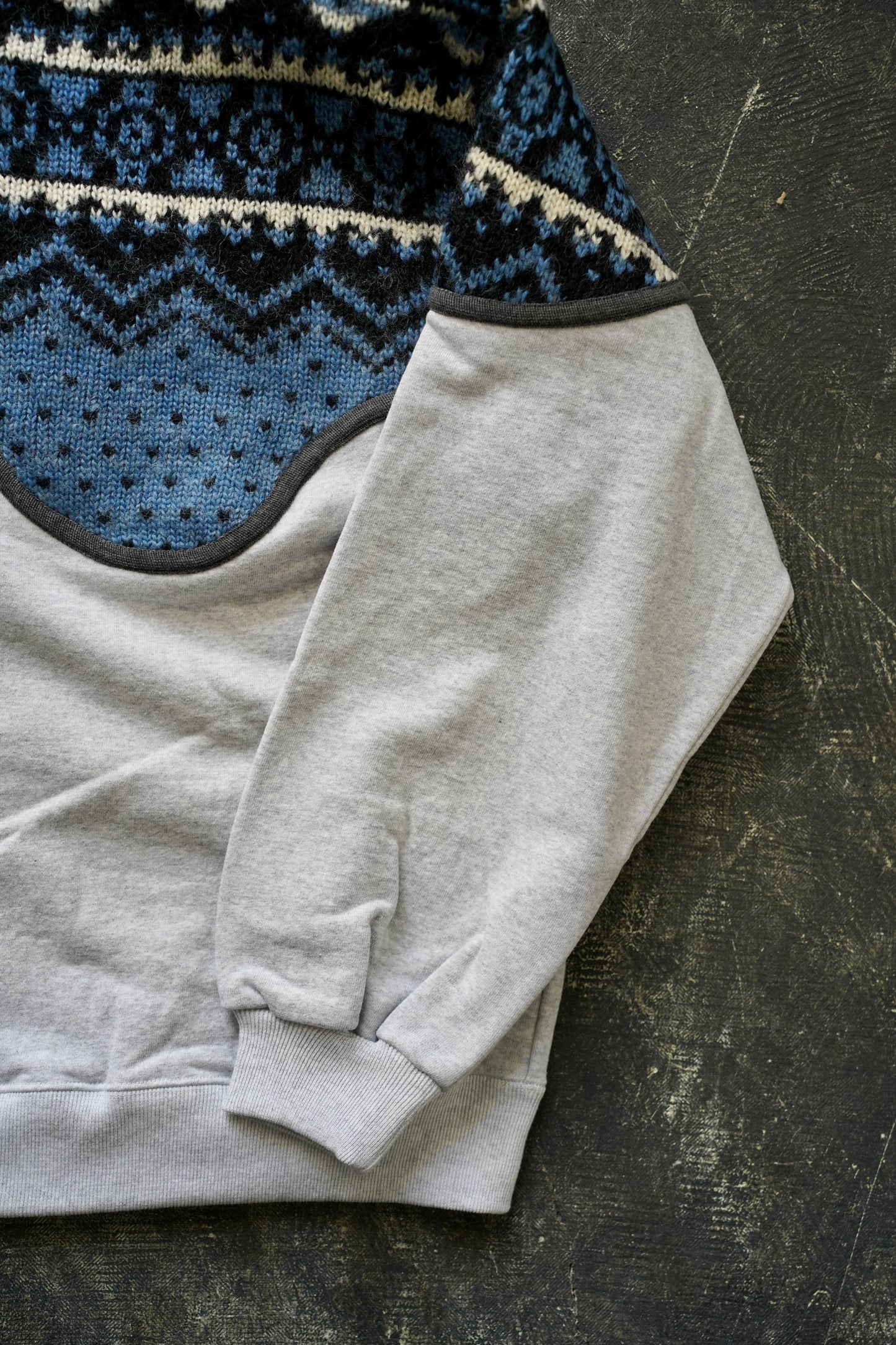 MEN/WOMEN VIOLETTE ROOM Ex. REMAKE SWEAT  gray 4