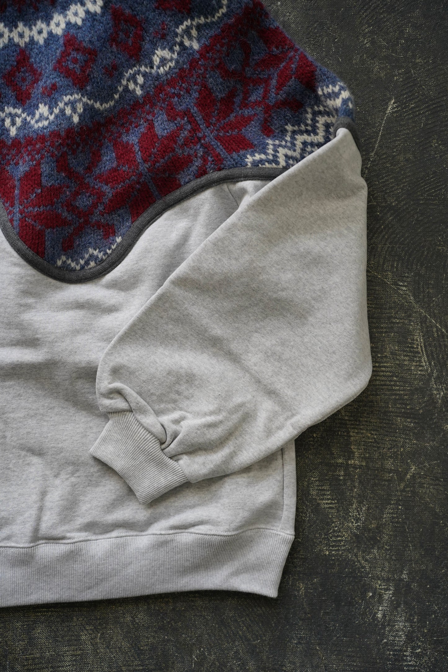 MEN/WOMEN VIOLETTE ROOM Ex. REMAKE SWEAT  gray 6