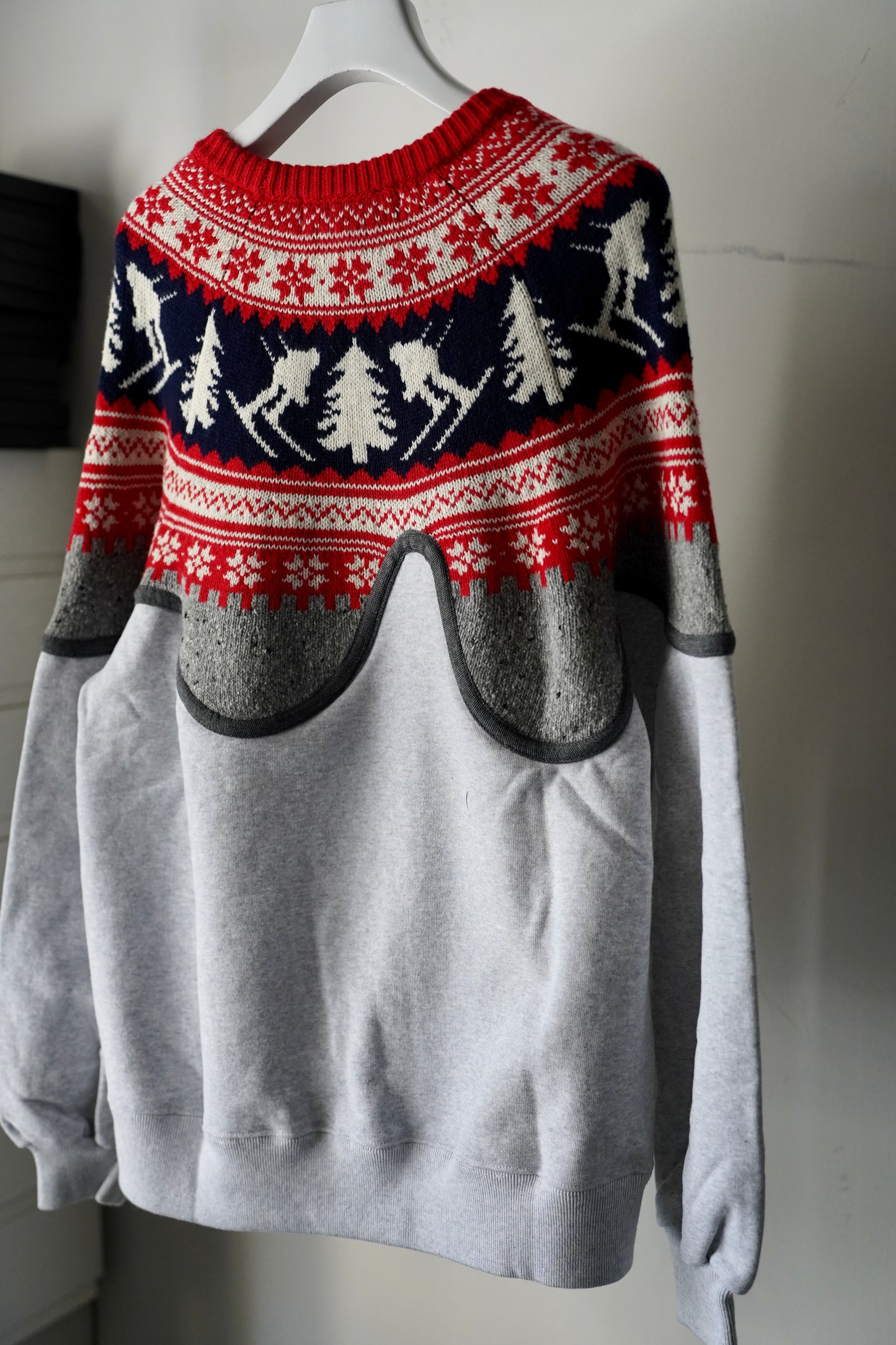MEN/WOMEN VIOLETTE ROOM Ex. REMAKE SWEAT  gray 7