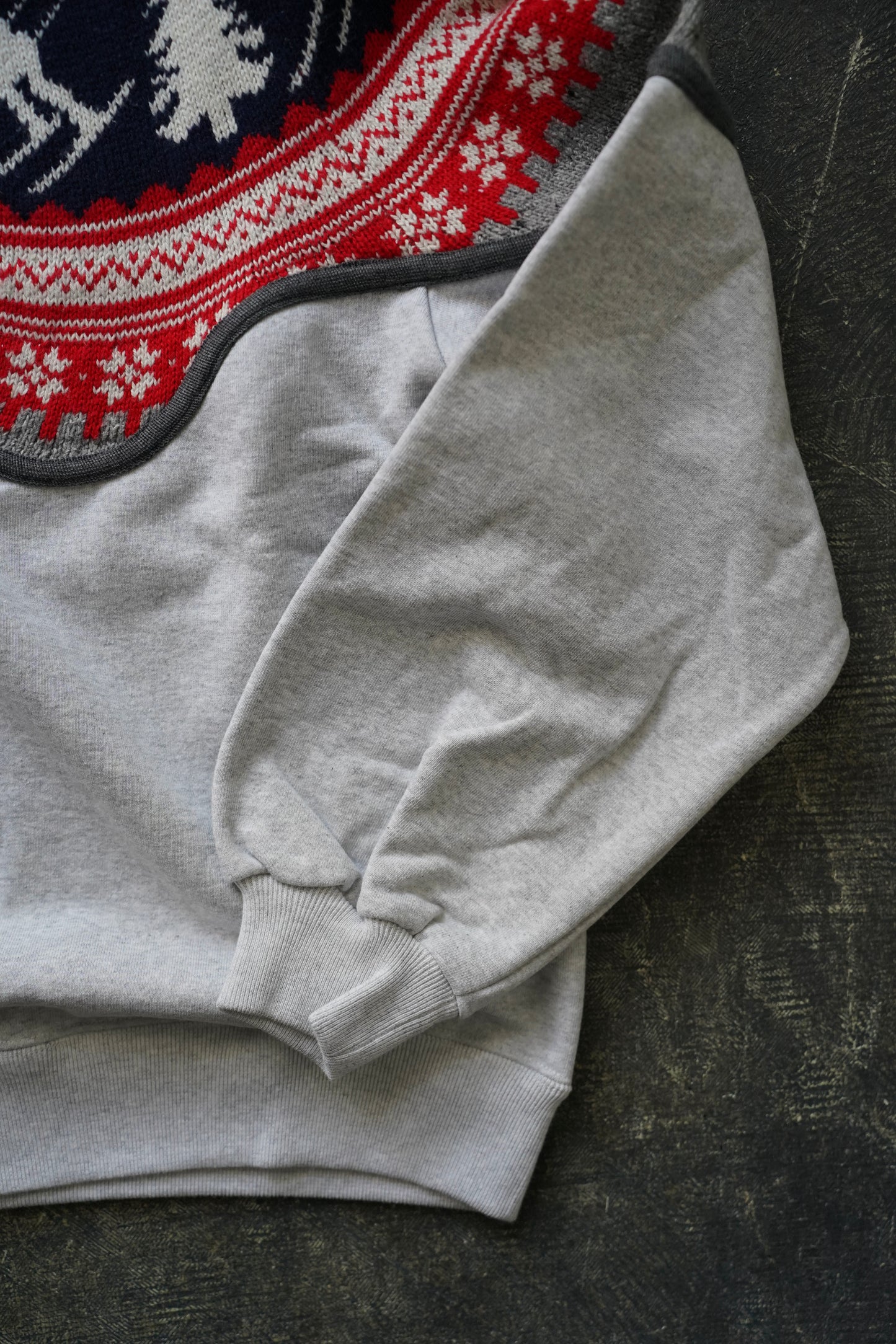 MEN/WOMEN VIOLETTE ROOM Ex. REMAKE SWEAT  gray 7