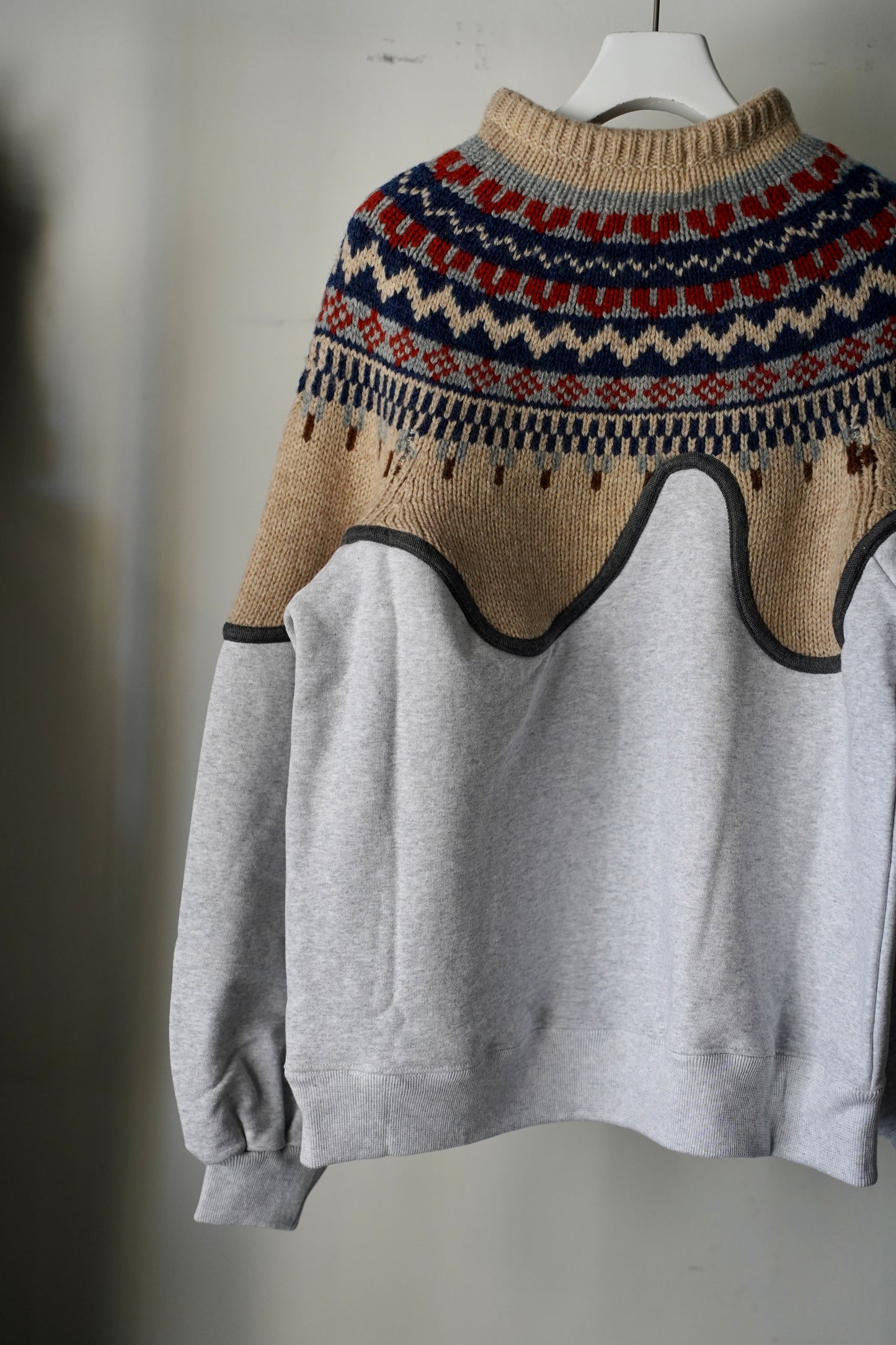MEN/WOMEN VIOLETTE ROOM Ex. REMAKE SWEAT  gray 8