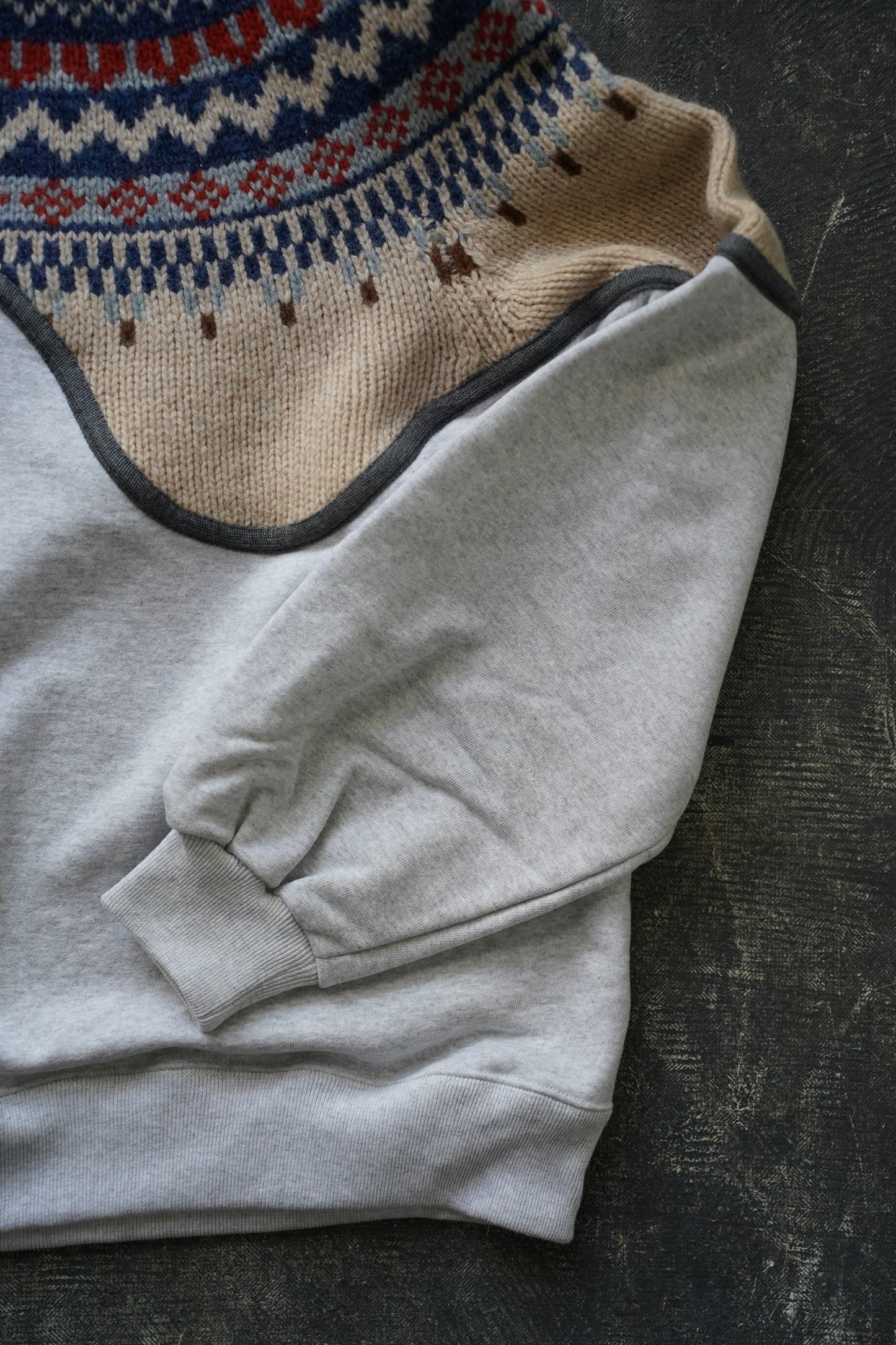MEN/WOMEN VIOLETTE ROOM Ex. REMAKE SWEAT  gray 8