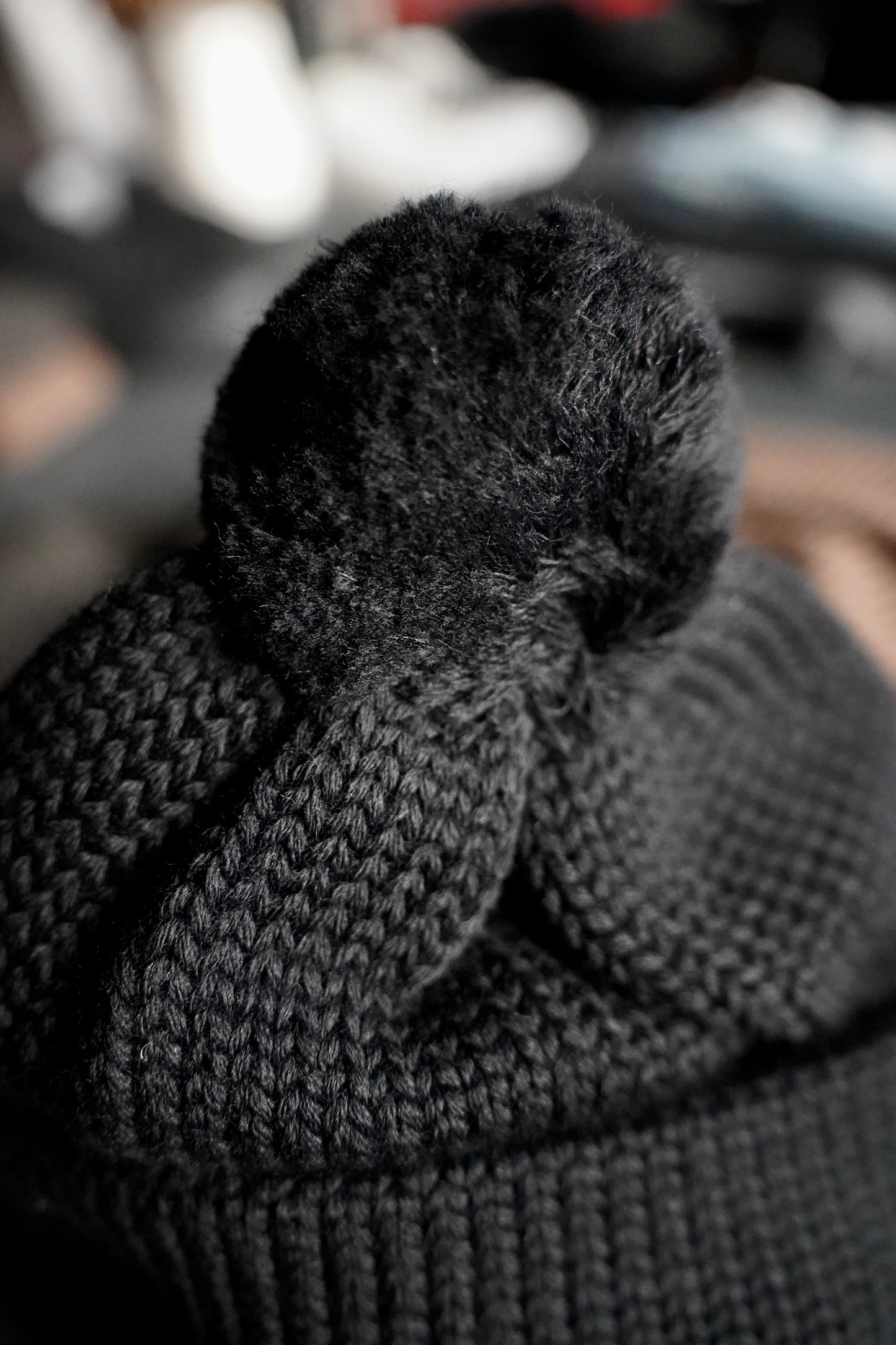 MEN COMESANDGOES カムズアンドゴーズ WOOL STANDARD KNIT (梵天付き)