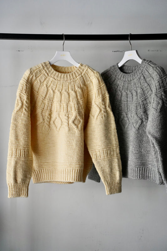 WOMEN BATONER / バトナー SPREAD ALAN CREW NECK