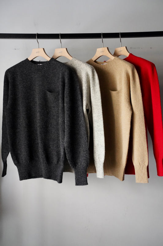 MEN NECESSARY or UNNECESSARY / ネセサリーオアアンネセサリー 3D KNIT