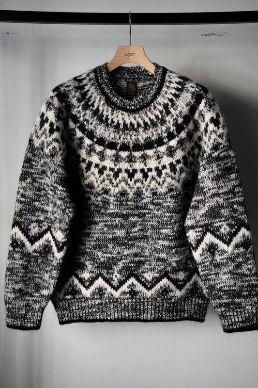 MEN BATONER / バトナー MOHAIR NORDIC CREW NECK