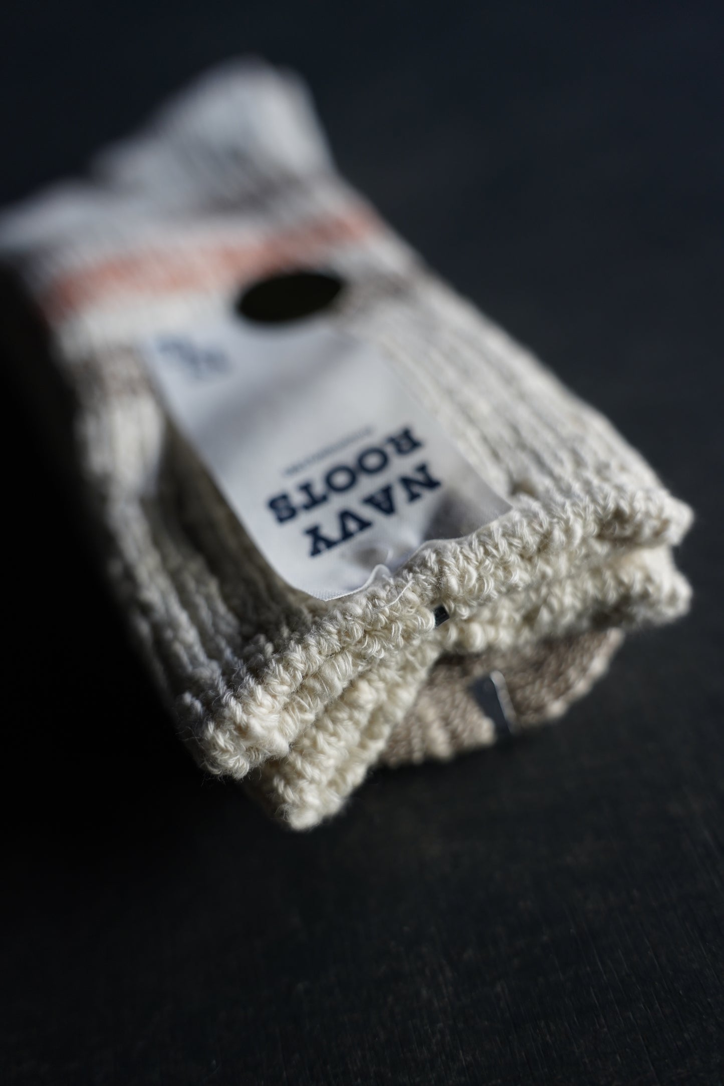 MEN NAVY ROOTS ネイビールーツ ローゲージ スラブボーダー