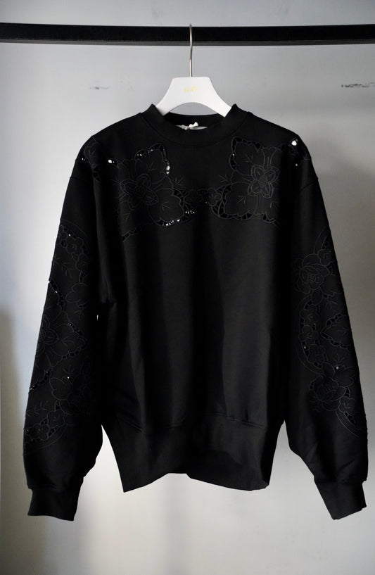 WOMEN VIOLETTE ROOM EMBROIDERY SWEAT