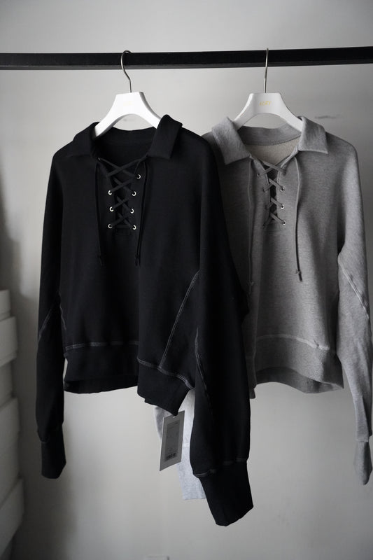 WOMEN JUN MIKAMI/ジュンミカミ レースアップスエットPO