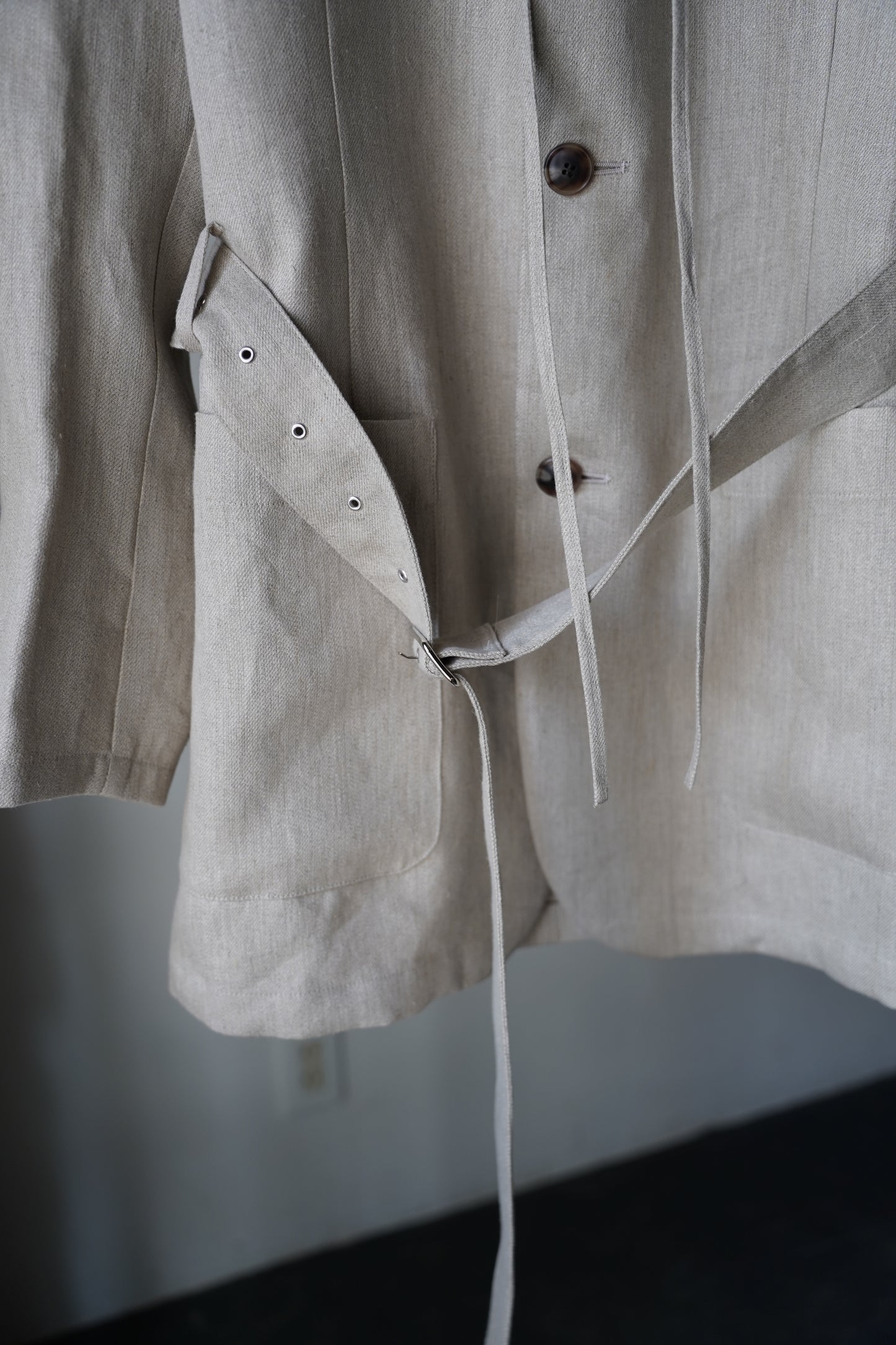 WOMEN RYU KAGA Linen sailor jacket