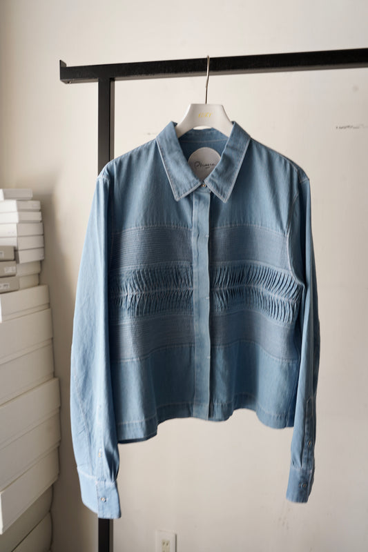 WOMEN PHEETA / フィータ CROPED SHIRTS(Trinity)