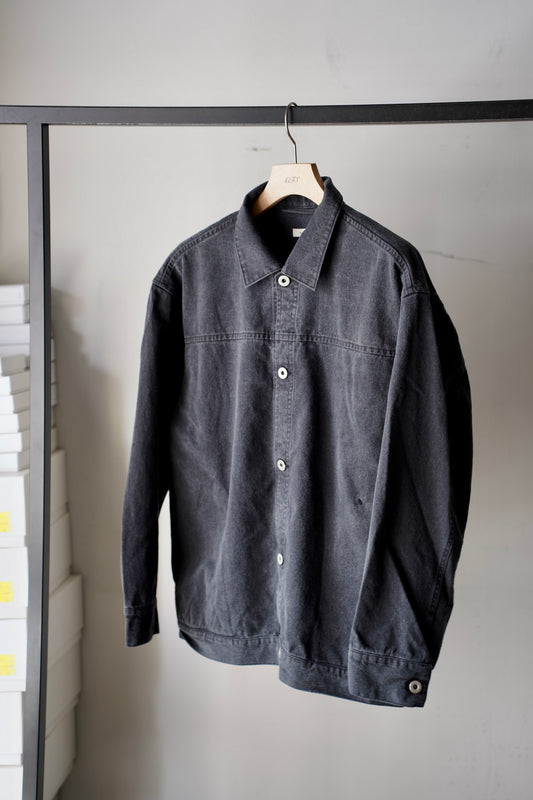 MEN alvana / アルヴァナ BLACK TWILL SHORT JACKET