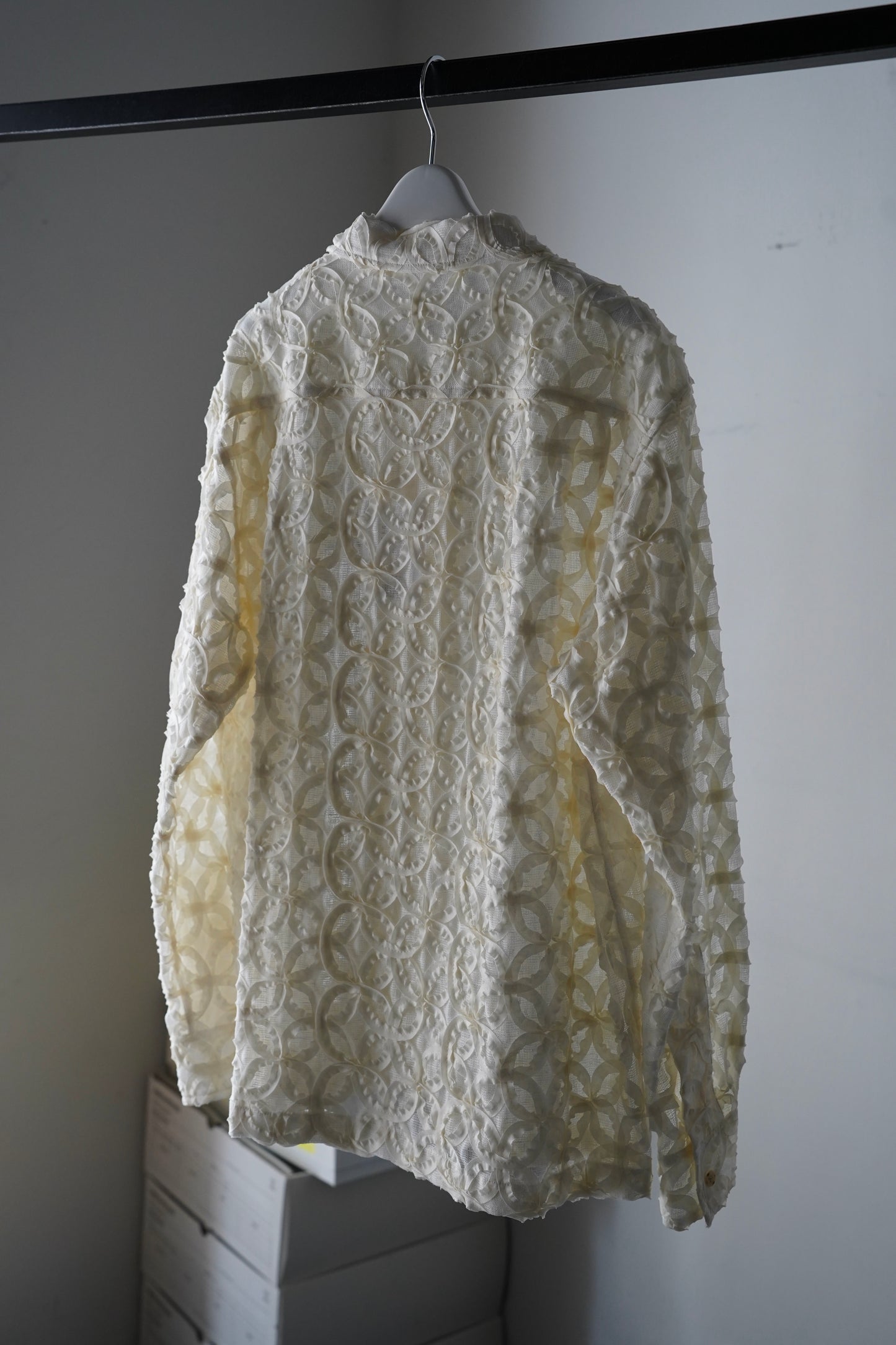 WOMEN Villd / ヴィルド cut jacguard shirt