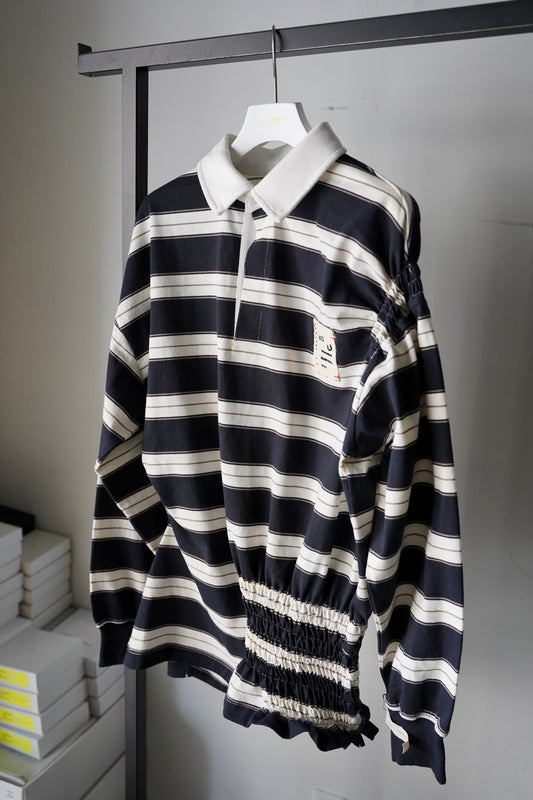 WOMEN Y.A.Acc/ ワイエーアク revive rugger shirt