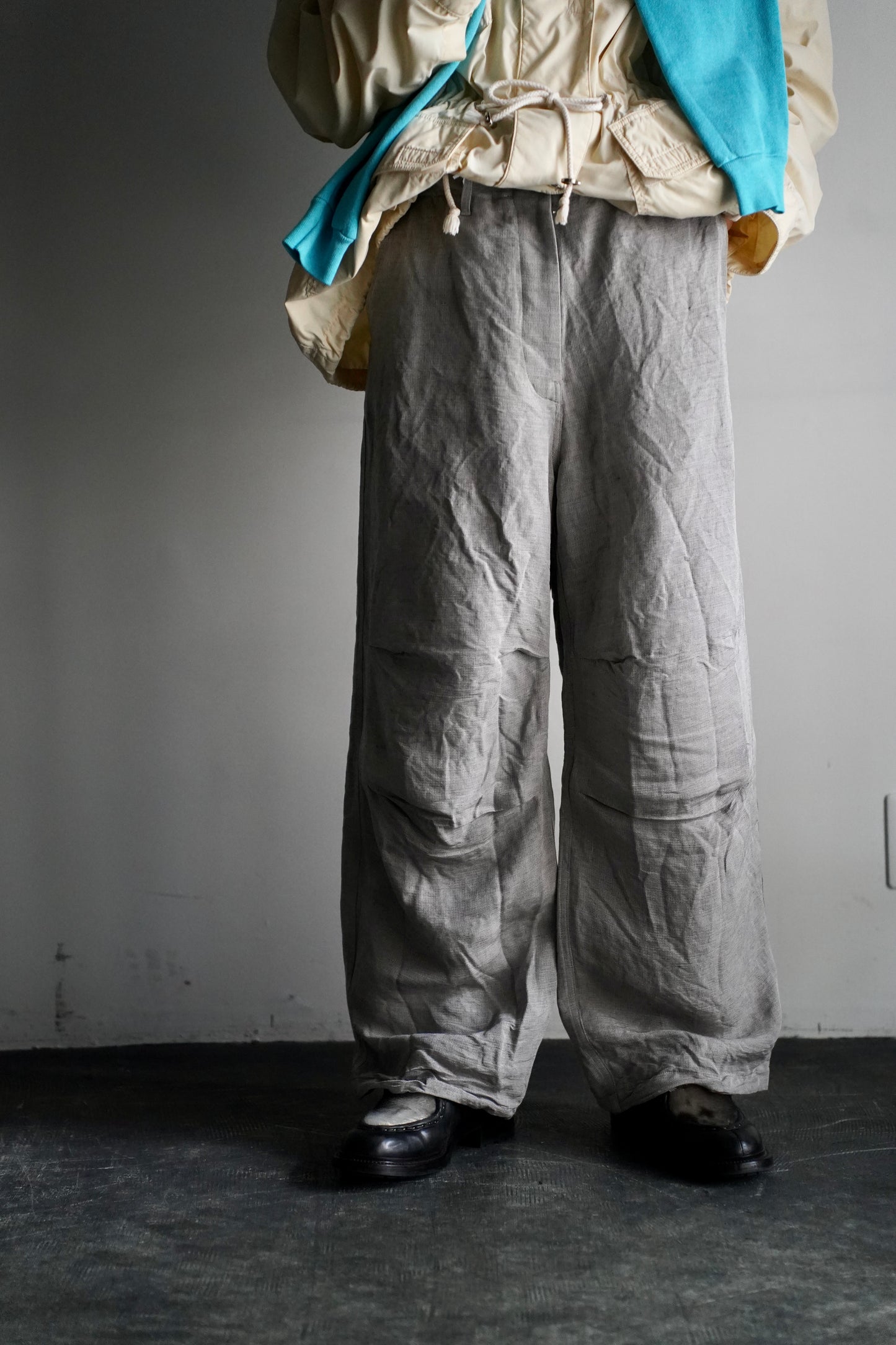 MEN Graphpaper Linen Cupro Hopsack Military Pants