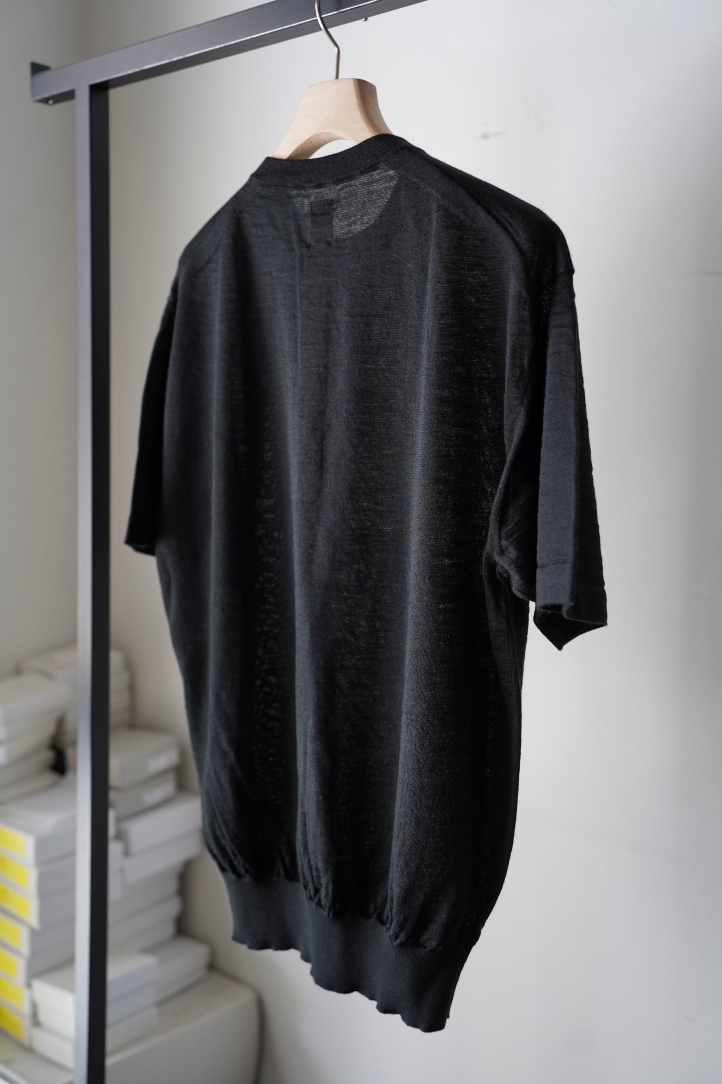 MEN BATONER / バトナー CHOMA HENLEY NECK SHORT SLEEVE