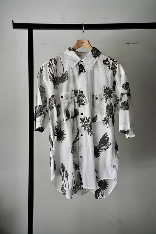 MEN Kiivu / キフ BOIL S/SHT - Hand Drawing SUMI Printing -