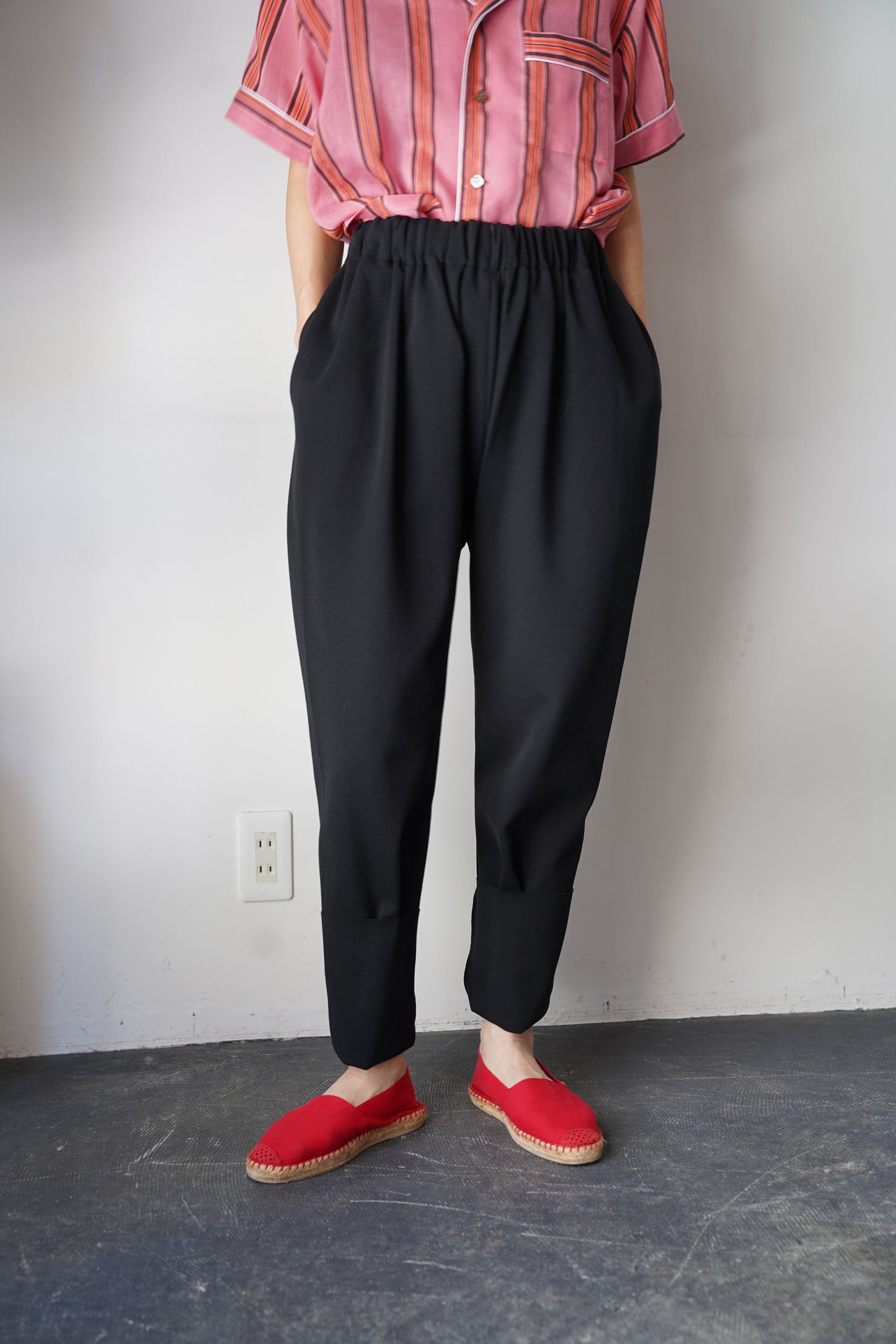 WOMEN MOON TREE PLANET Cord pants black