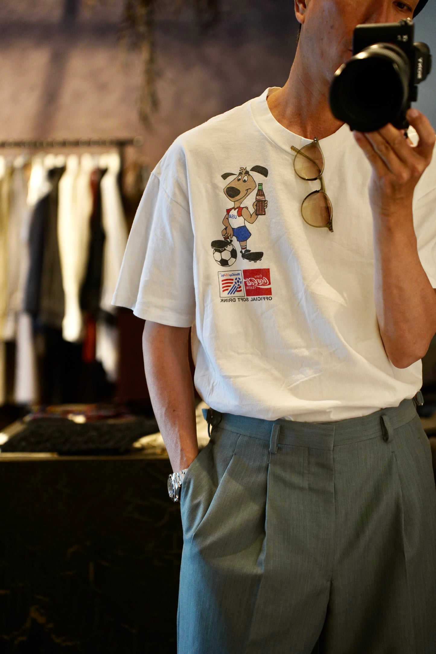 VINTAGE/ビンテージ WorldCup USA 94 Official T