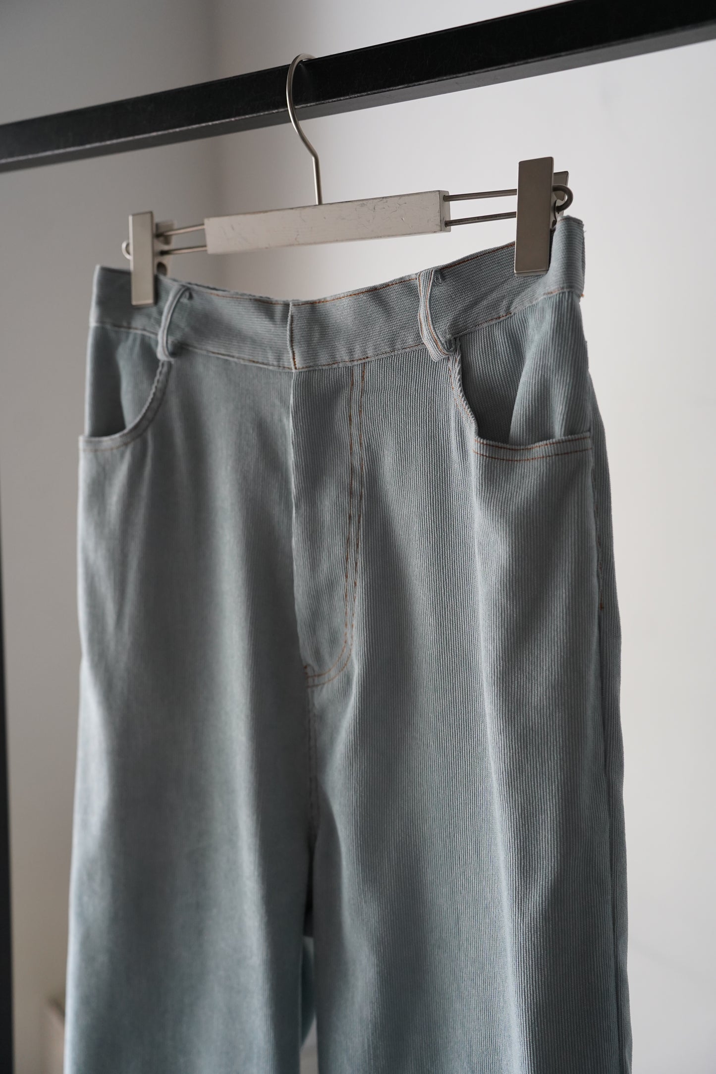 WOMEN TOO pants TEED sax