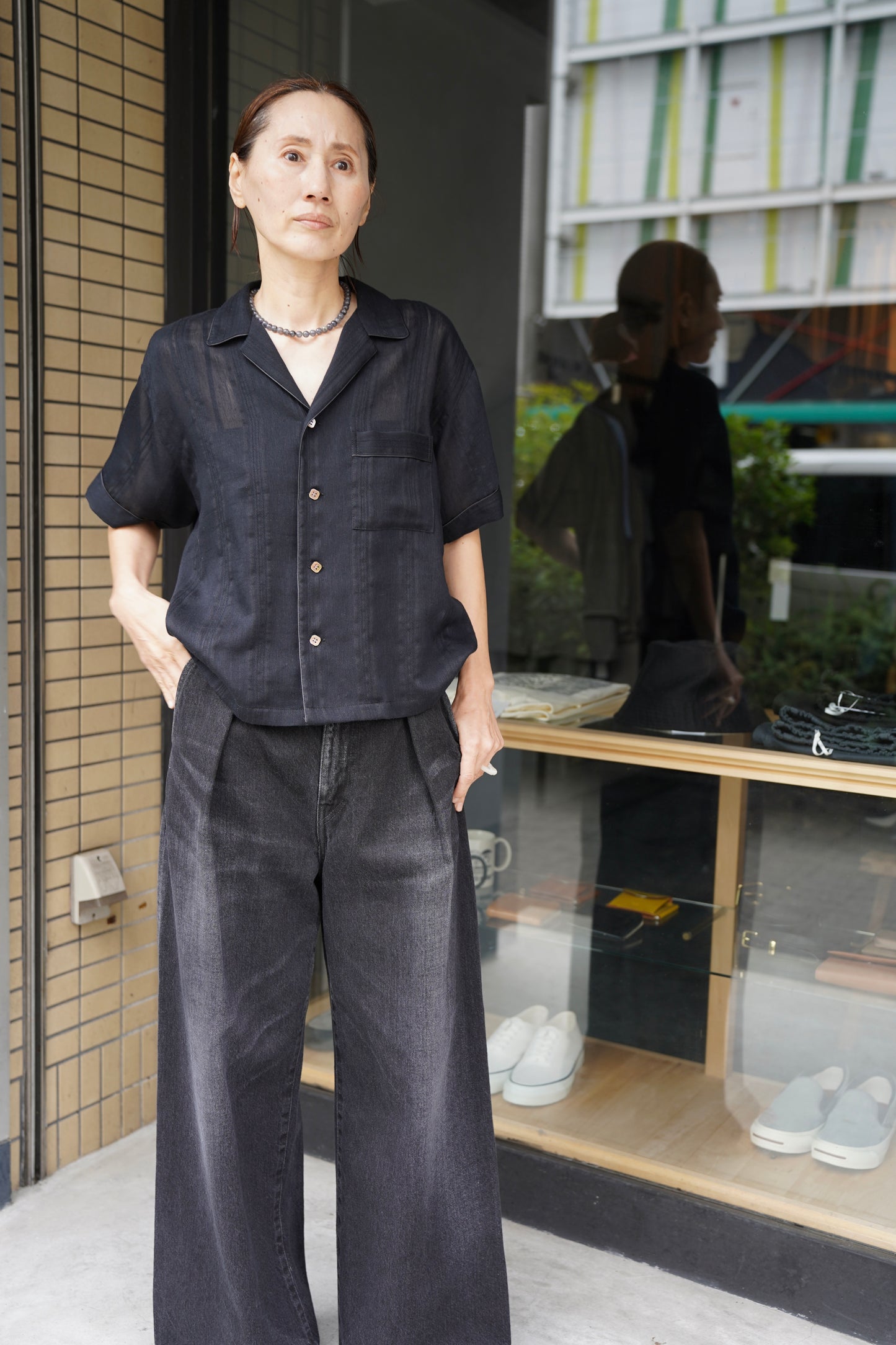 WOMEN jonnlynx/ジョンリンクス striped shirts