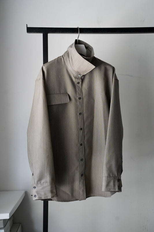 WOMEN IIROT/イロット Windsor Collar Shirt graph check