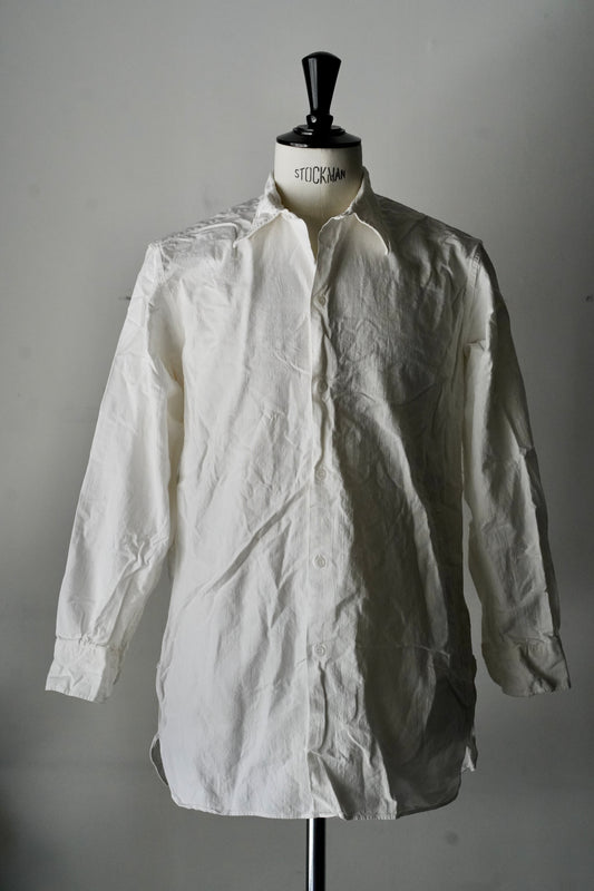 MEN DEADSTOCK デッドストック 40's フランス軍 ホワイトシャツ