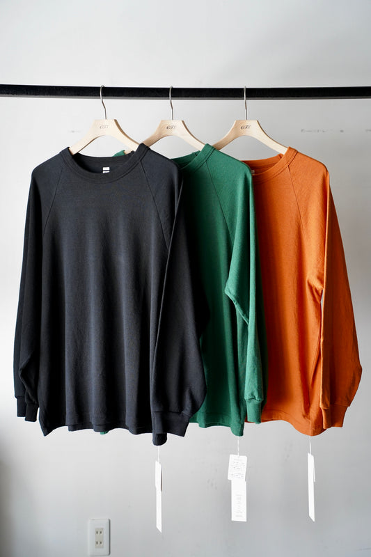 MEN blurhms/ブラーム Co/Silk Nep Raglan Tee