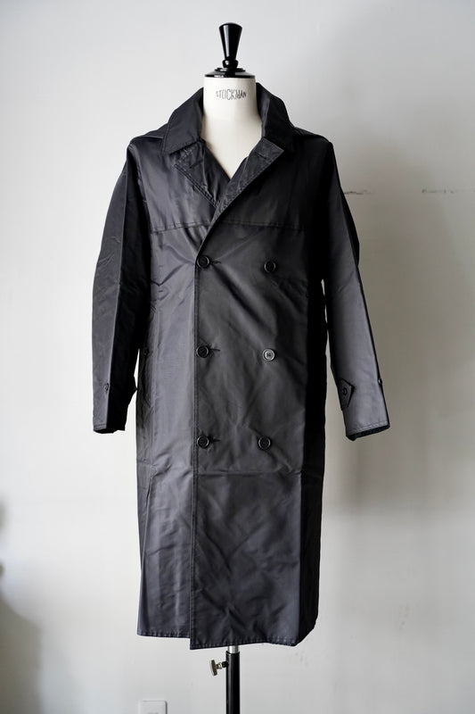 MEN LILY1ST VINTAGE 1970's Italian Military Style Nylon Trench Coat