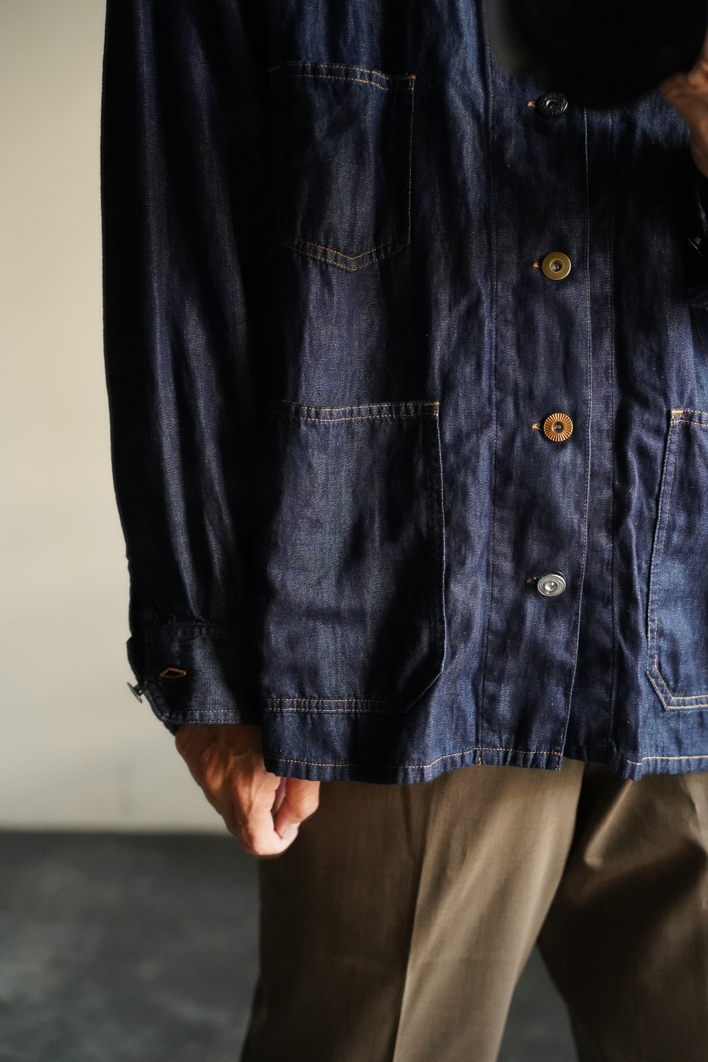 MEN MAATEE & SONS DENIM SHIRTS JACKET