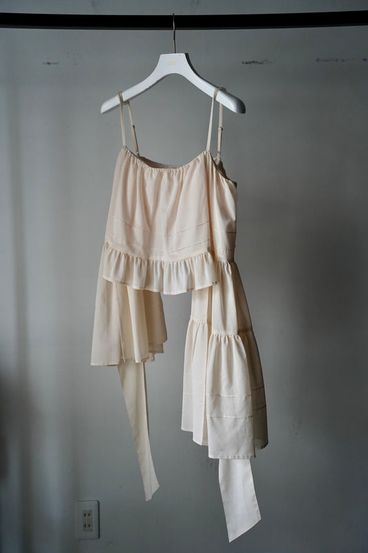 WOMEN RYU KAGA Cotton voile tiered camisole