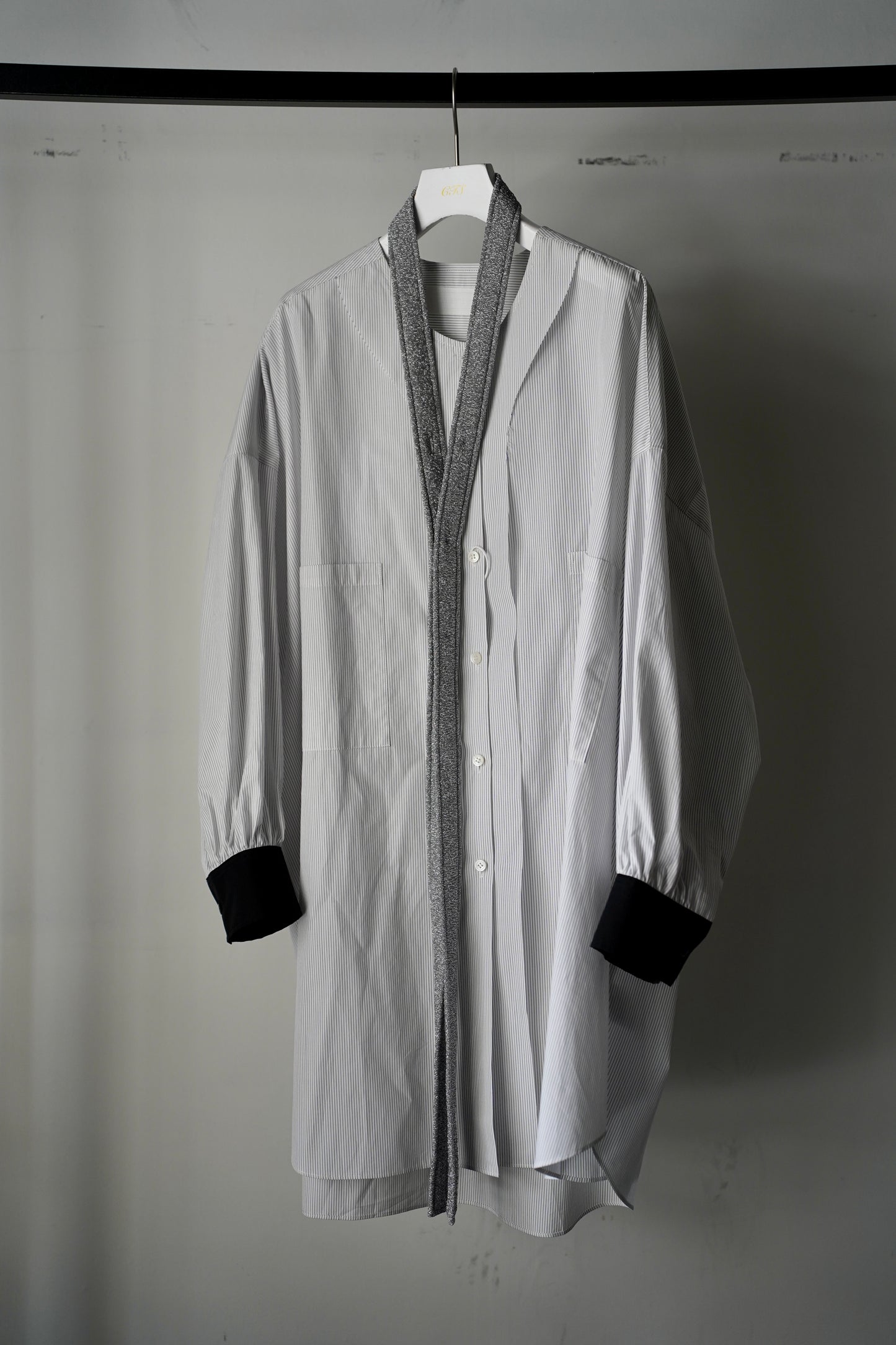 WOMEN VIOLETTE ROOM Ex. BELT TIE NO COLLAR BIG SHIRTS