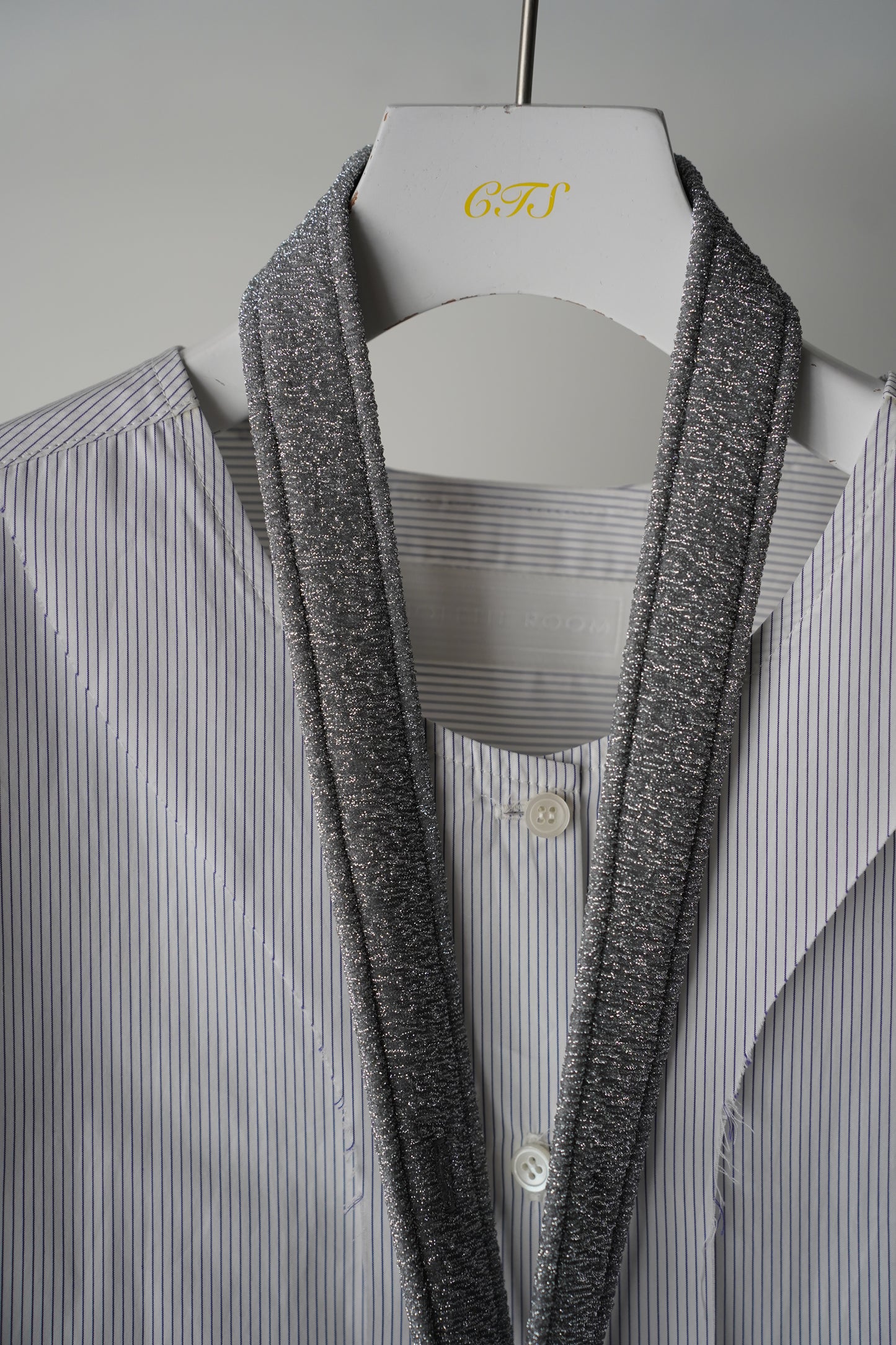 WOMEN VIOLETTE ROOM Ex. BELT TIE NO COLLAR BIG SHIRTS