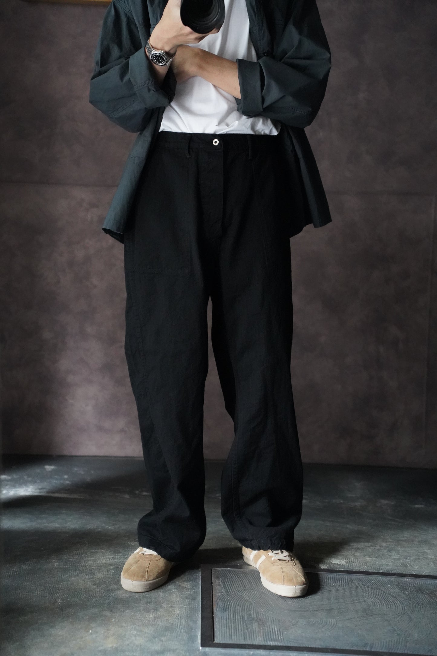 MEN CIOTA/シオタ 11.5oz デニムベイカーパンツ