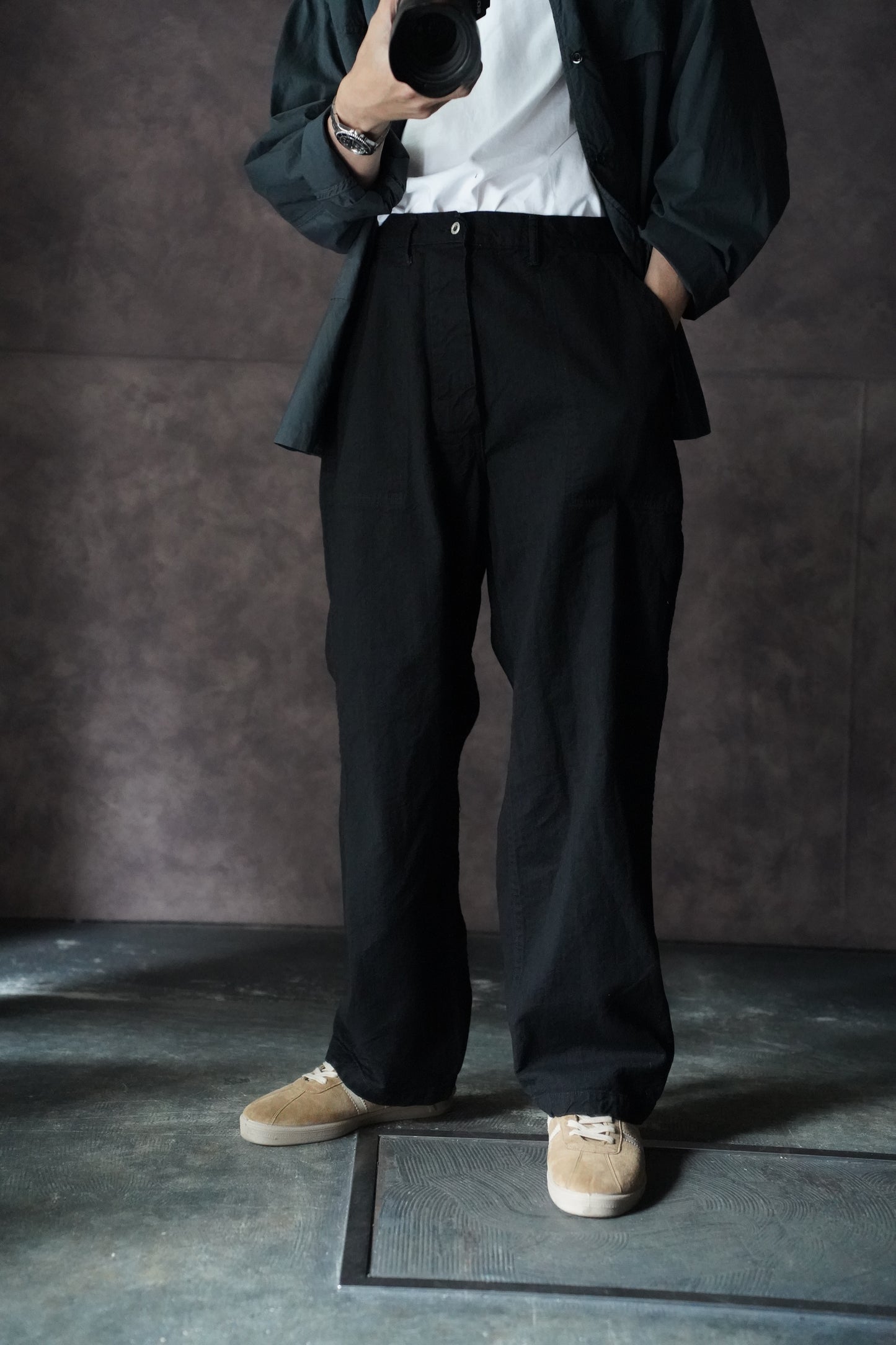 MEN CIOTA/シオタ 11.5oz デニムベイカーパンツ