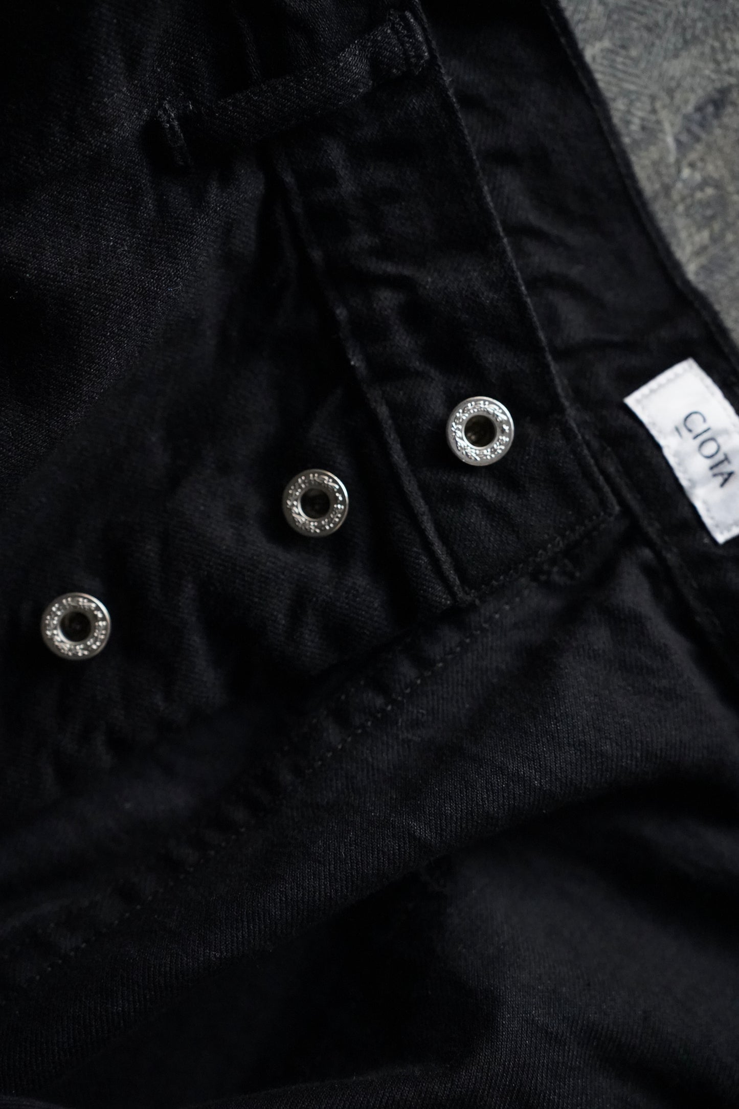MEN CIOTA/シオタ 11.5oz デニムベイカーパンツ