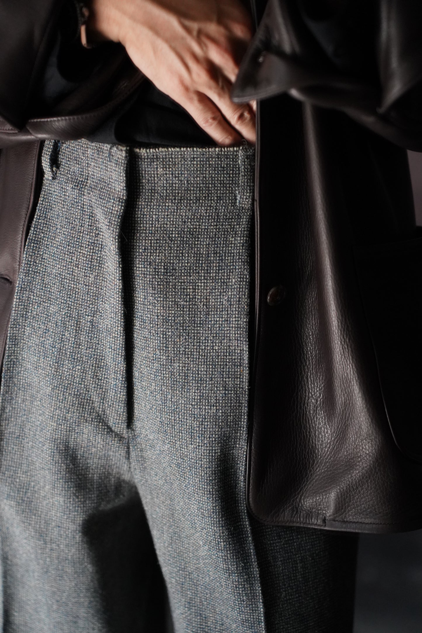 MEN blurhms/ブラーム Tweed Trousers