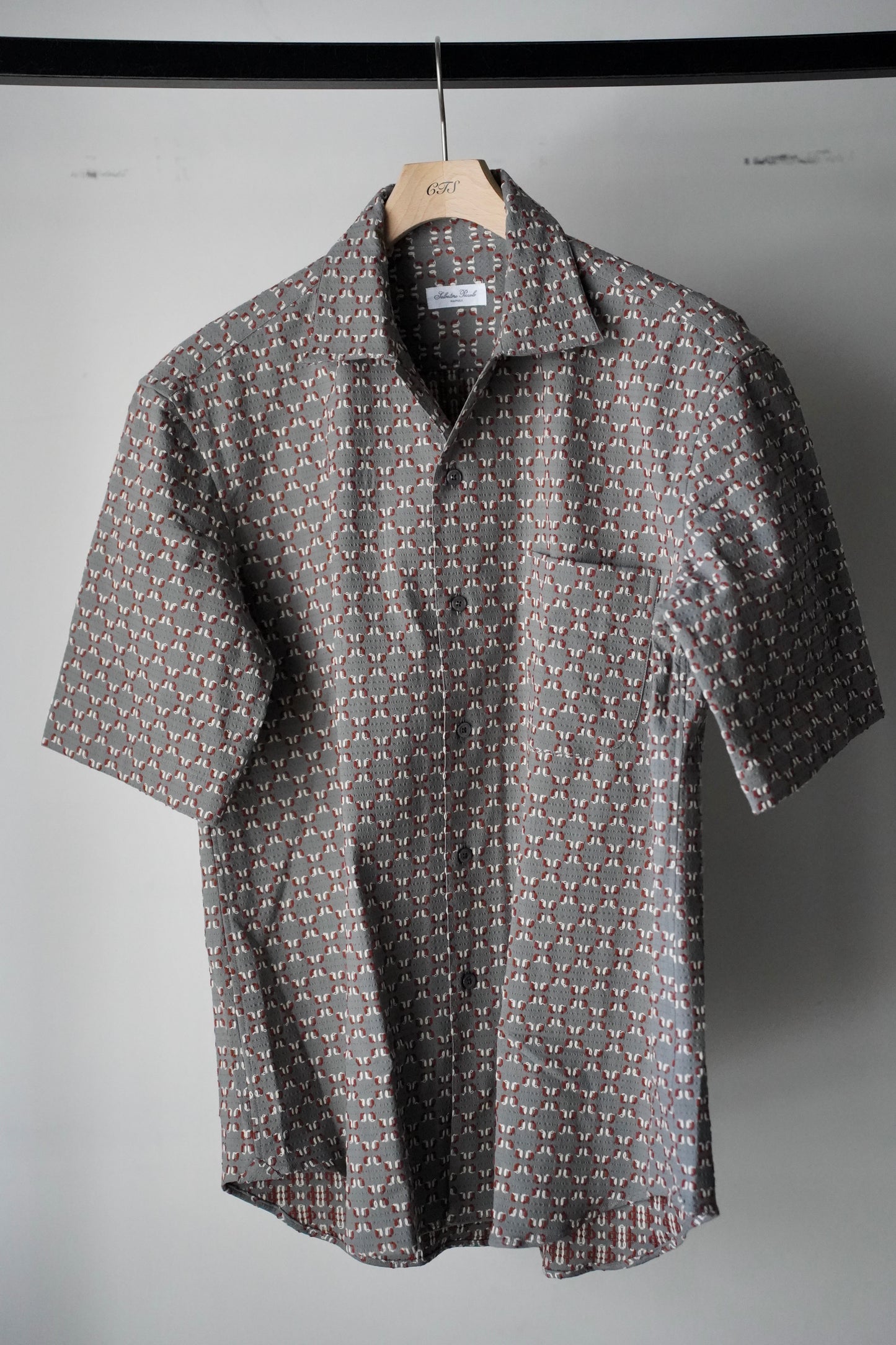 MEN Salvatore Piccolo / サルバトーレピッコロ EMBROIDERY SHORT SLEEVE SHRITS