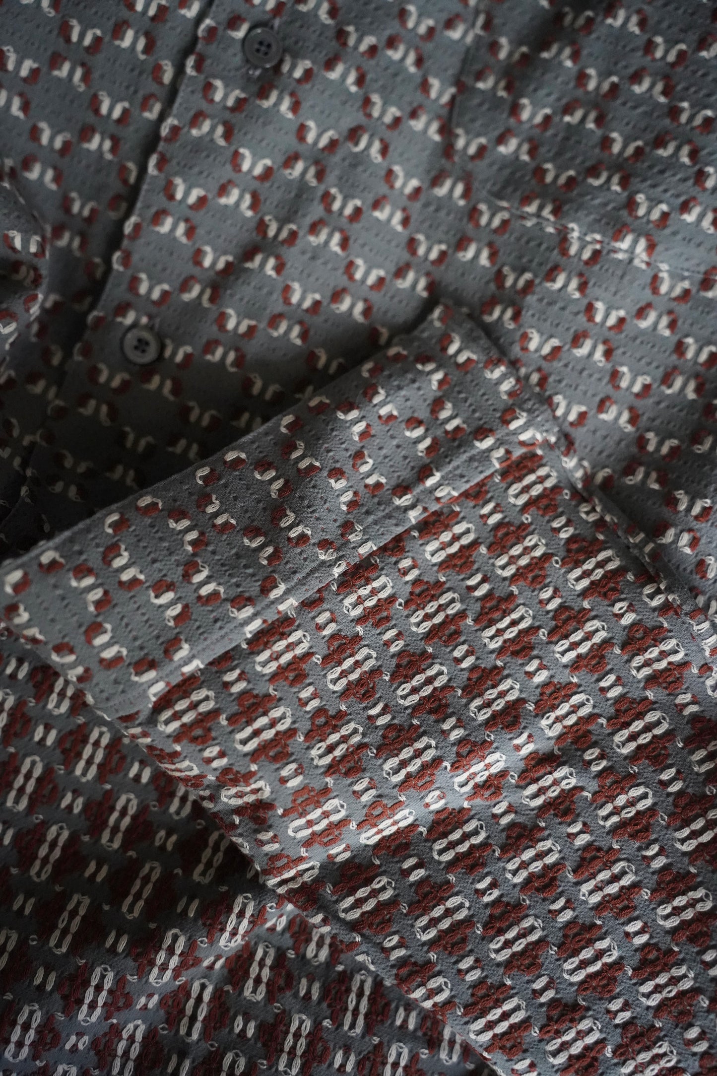 MEN Salvatore Piccolo / サルバトーレピッコロ EMBROIDERY SHORT SLEEVE SHRITS
