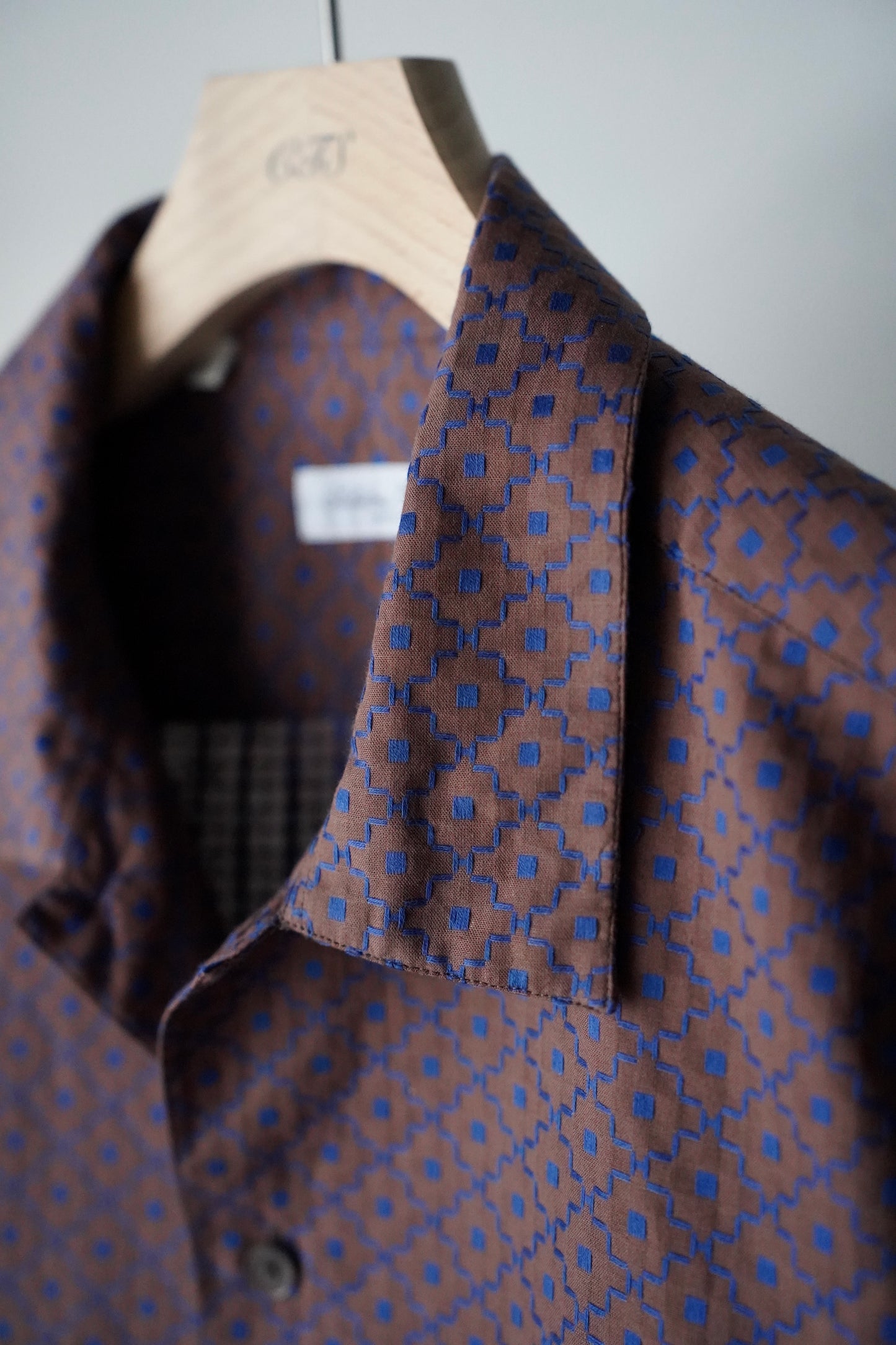 MEN Salvatore Piccolo / サルバトーレピッコロ EMBROIDERY SHORT SLEEVE SHRITS
