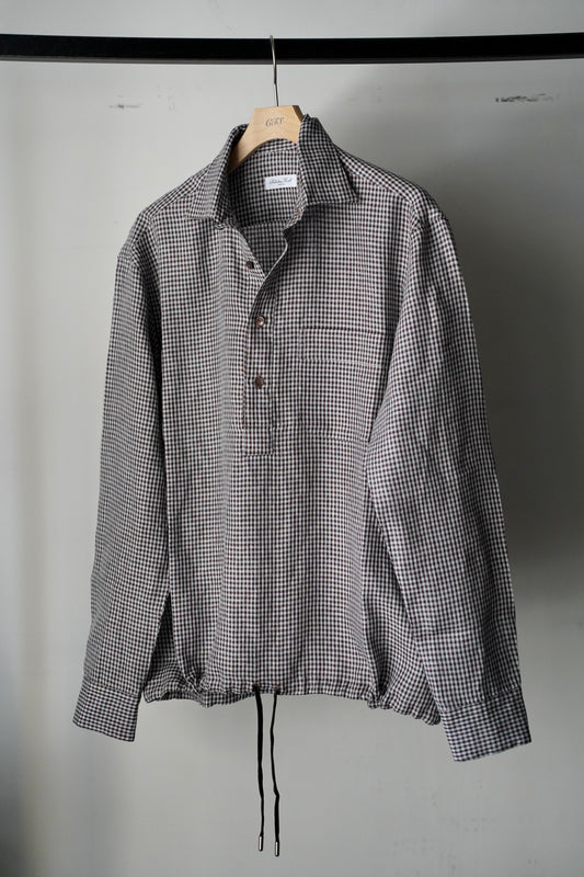 MEN Salvatore Piccolo / サルバトーレピッコロ LINEN CHECK SHIRT BLOUSON