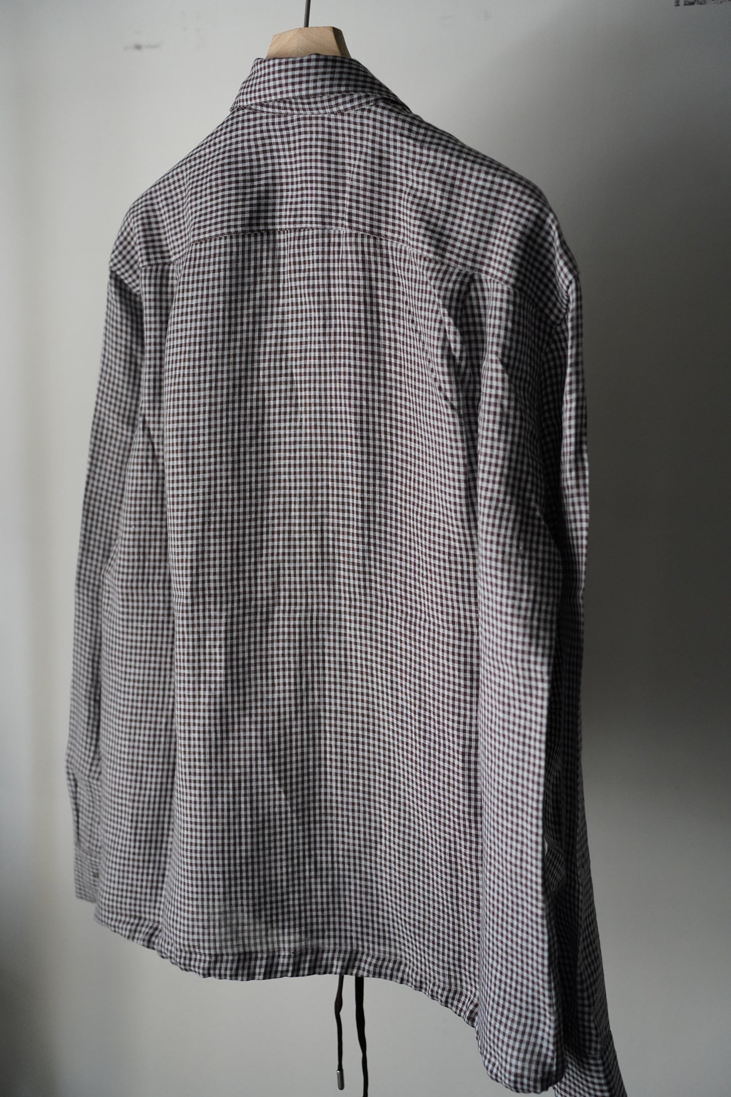 MEN Salvatore Piccolo / サルバトーレピッコロ LINEN CHECK SHIRT BLOUSON