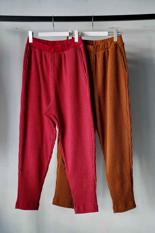 WOMEN jonnlynx/ジョンリンクス big rib pants