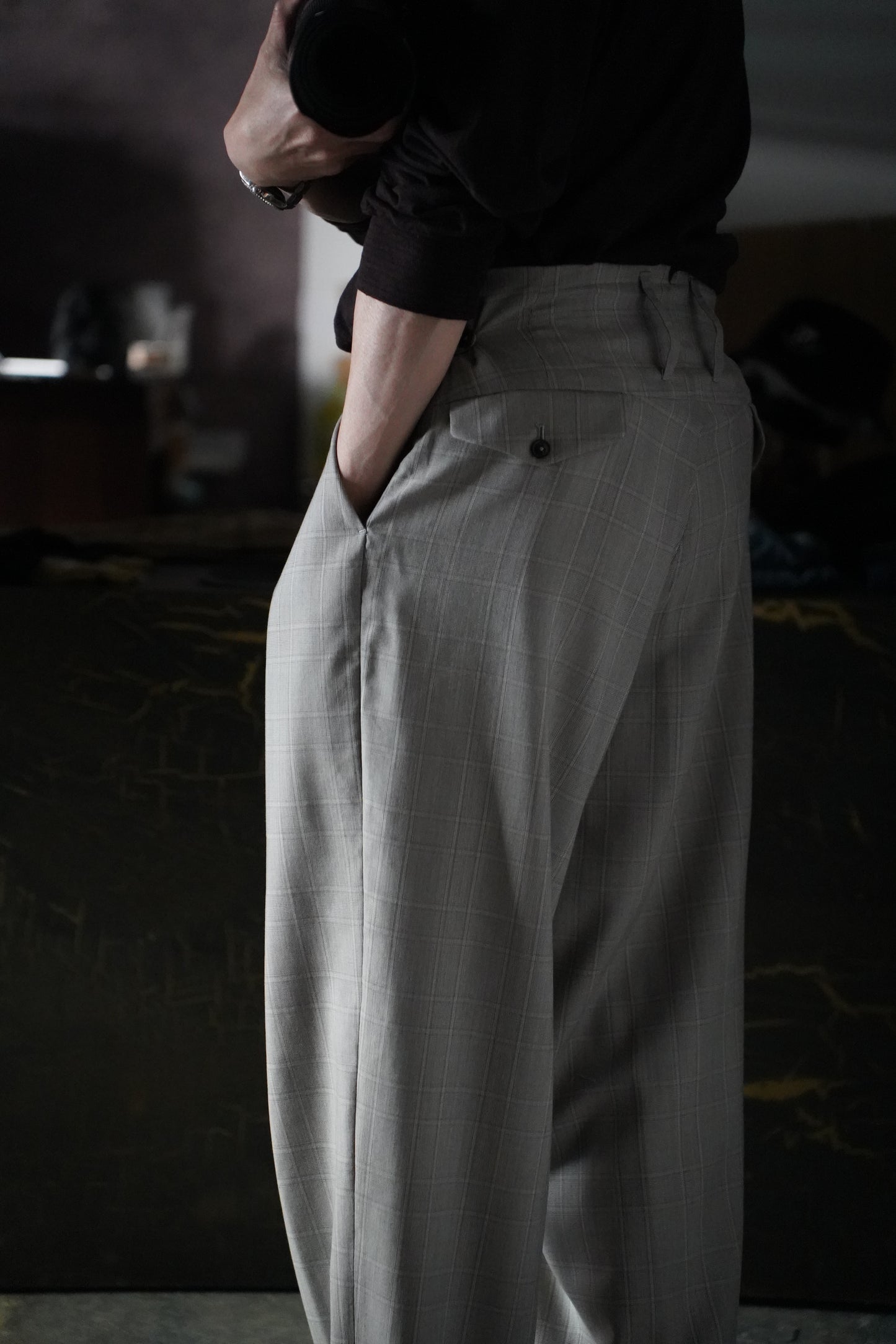 MEN MAATEE & SONS MILITARY SLACKS MT5103-0207B