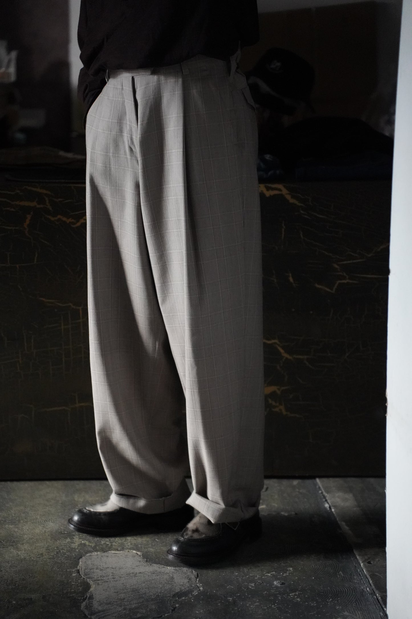 MEN MAATEE & SONS MILITARY SLACKS MT5103-0207B